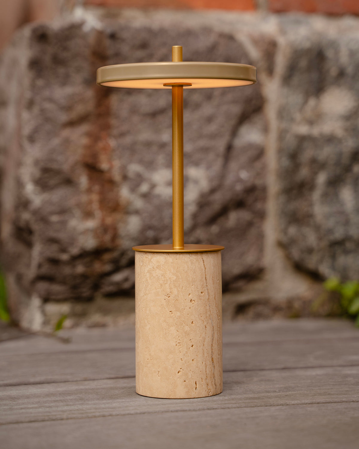 Lampada portatile in marmo Asteria Move Mini