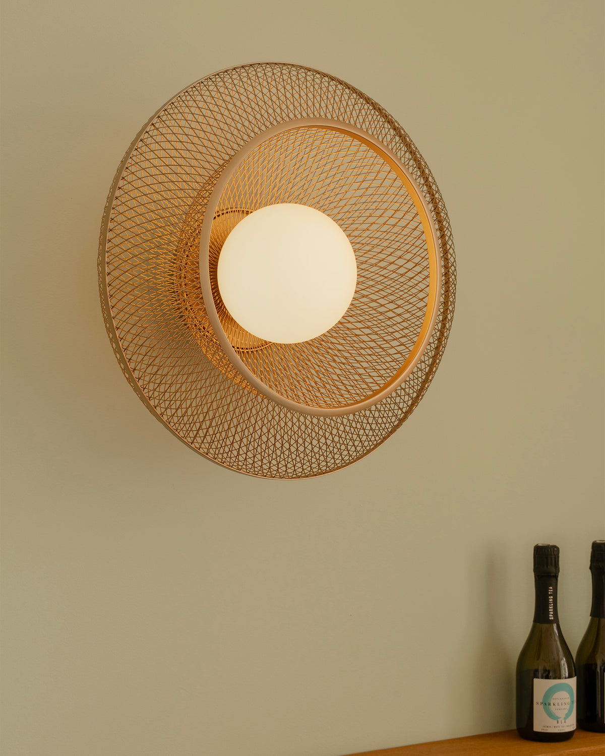 Lampada da soffitto e parete in rete metallica Faraday Up