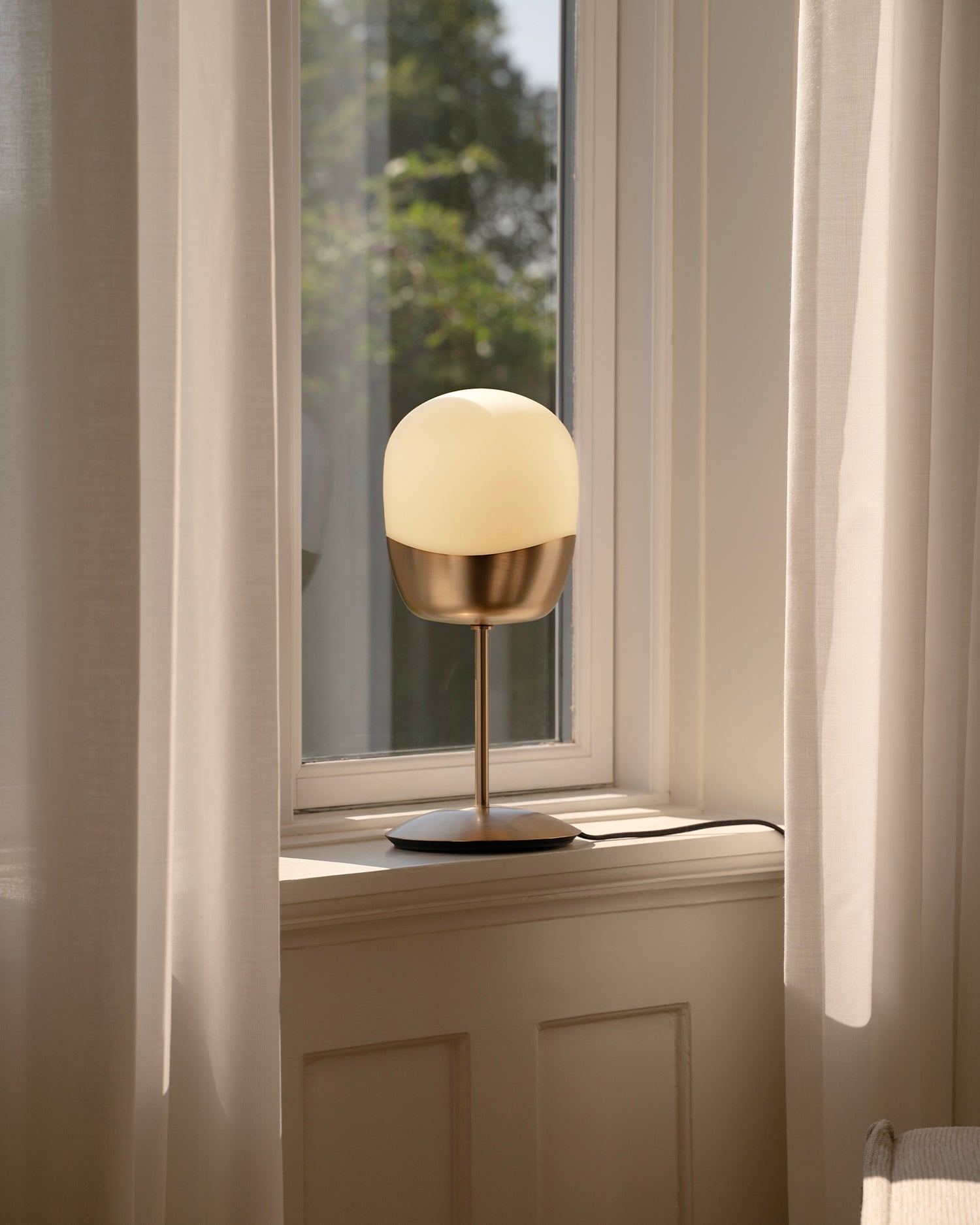 Lampada da tavolo in vetro Spring