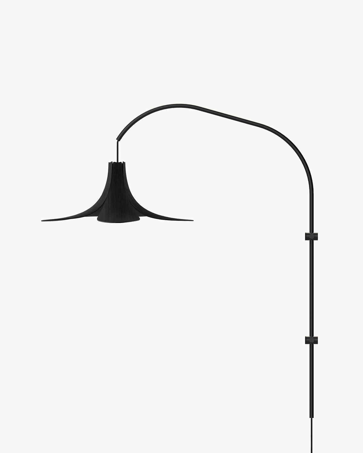 Lampada da parete in impiallacciato di rovere Jazz