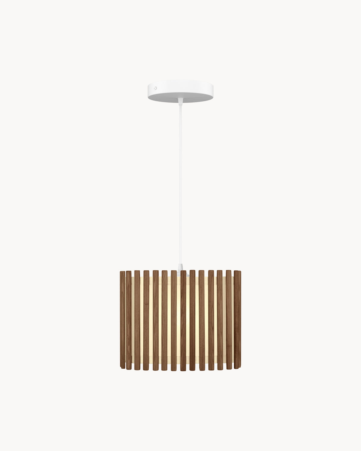 Lampada a sospensione in rovere Komorebi Rectangular