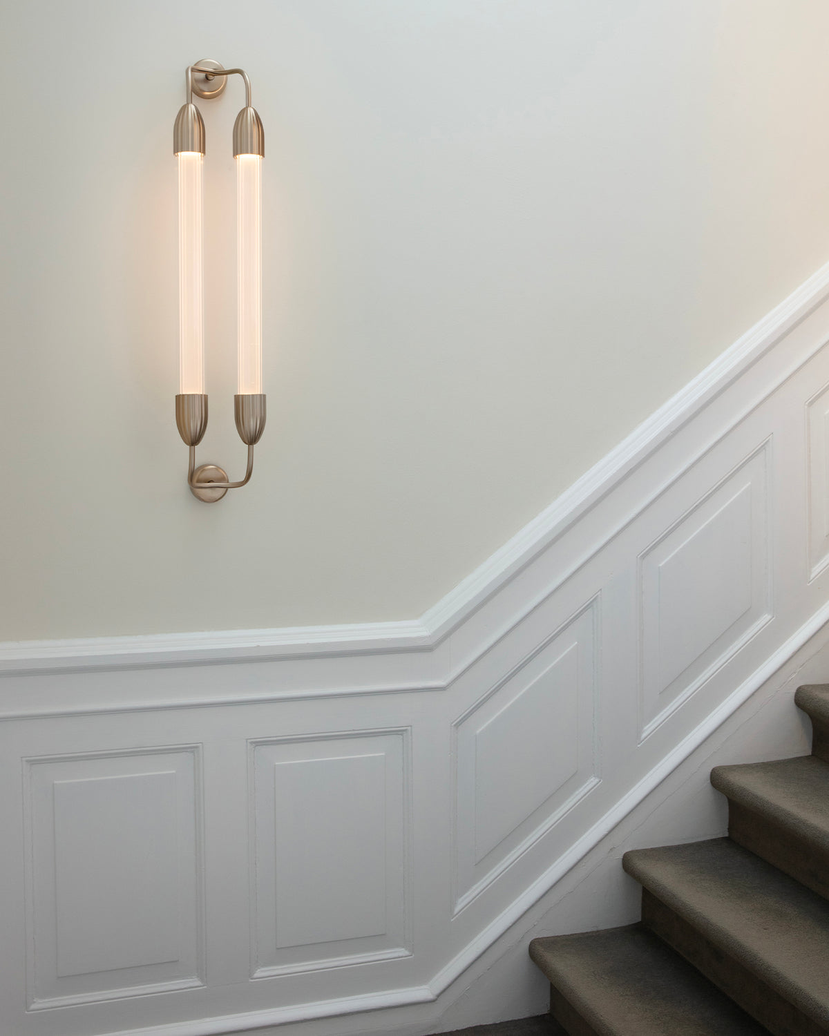 Lampada da parete in vetro ondulato Lemon Squeeze Double