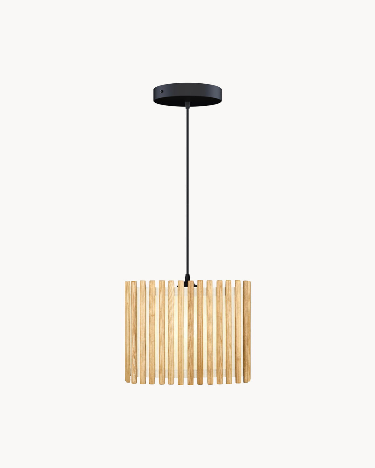 Lampada a sospensione in rovere Komorebi Rectangular
