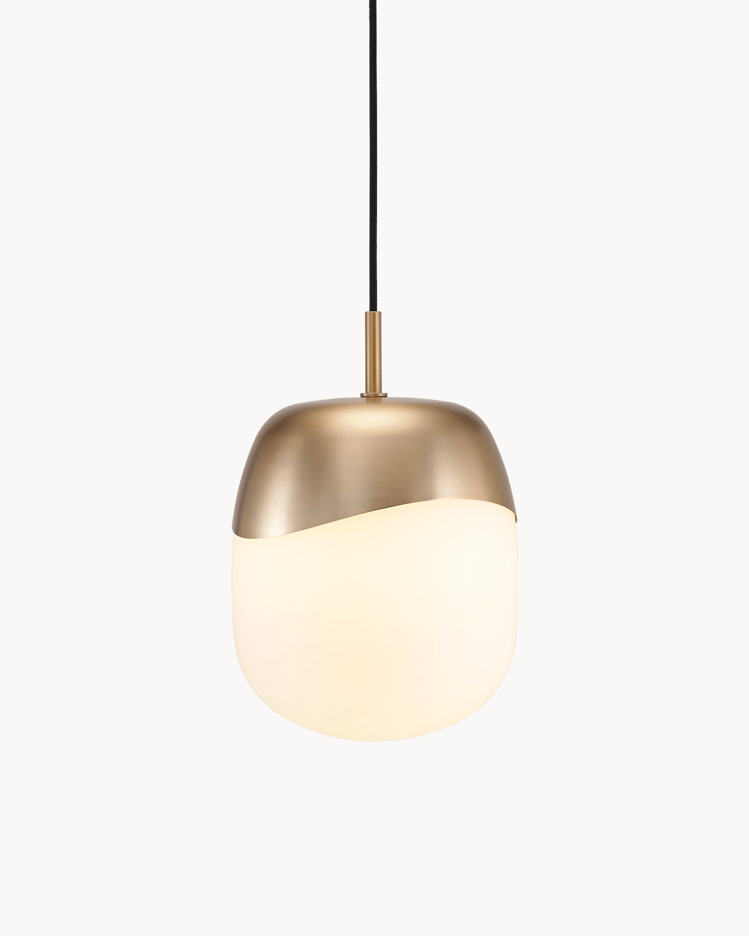 Lampada a sospensione in vetro soffiato Spring