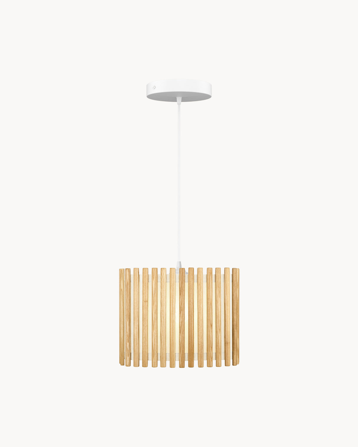 Lampada a sospensione in rovere Komorebi Rectangular