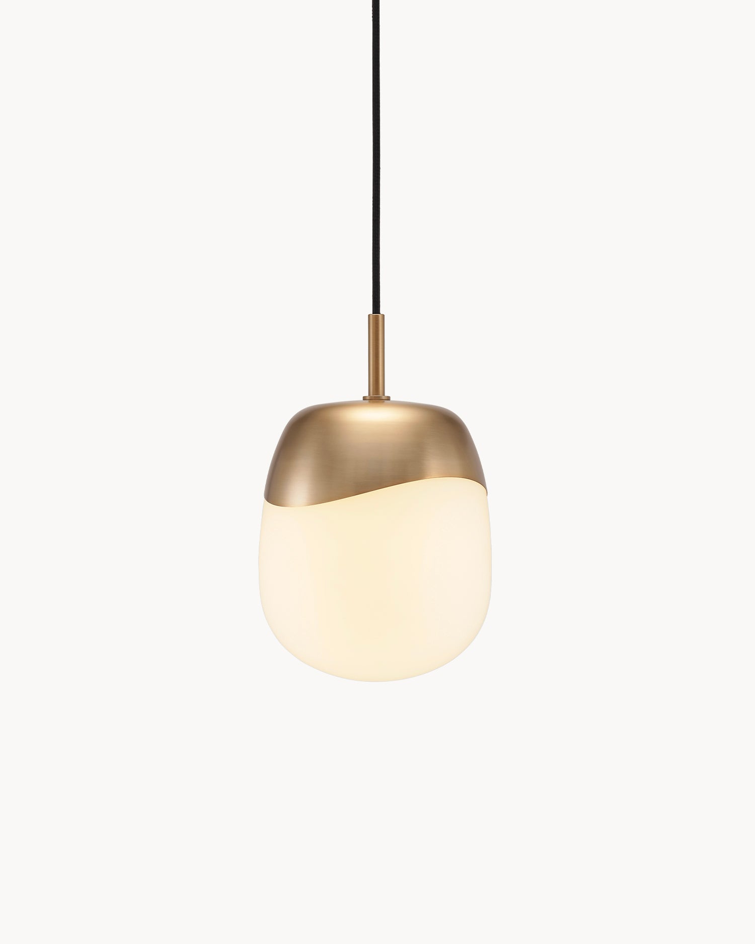 Lampada a sospensione in vetro soffiato Spring