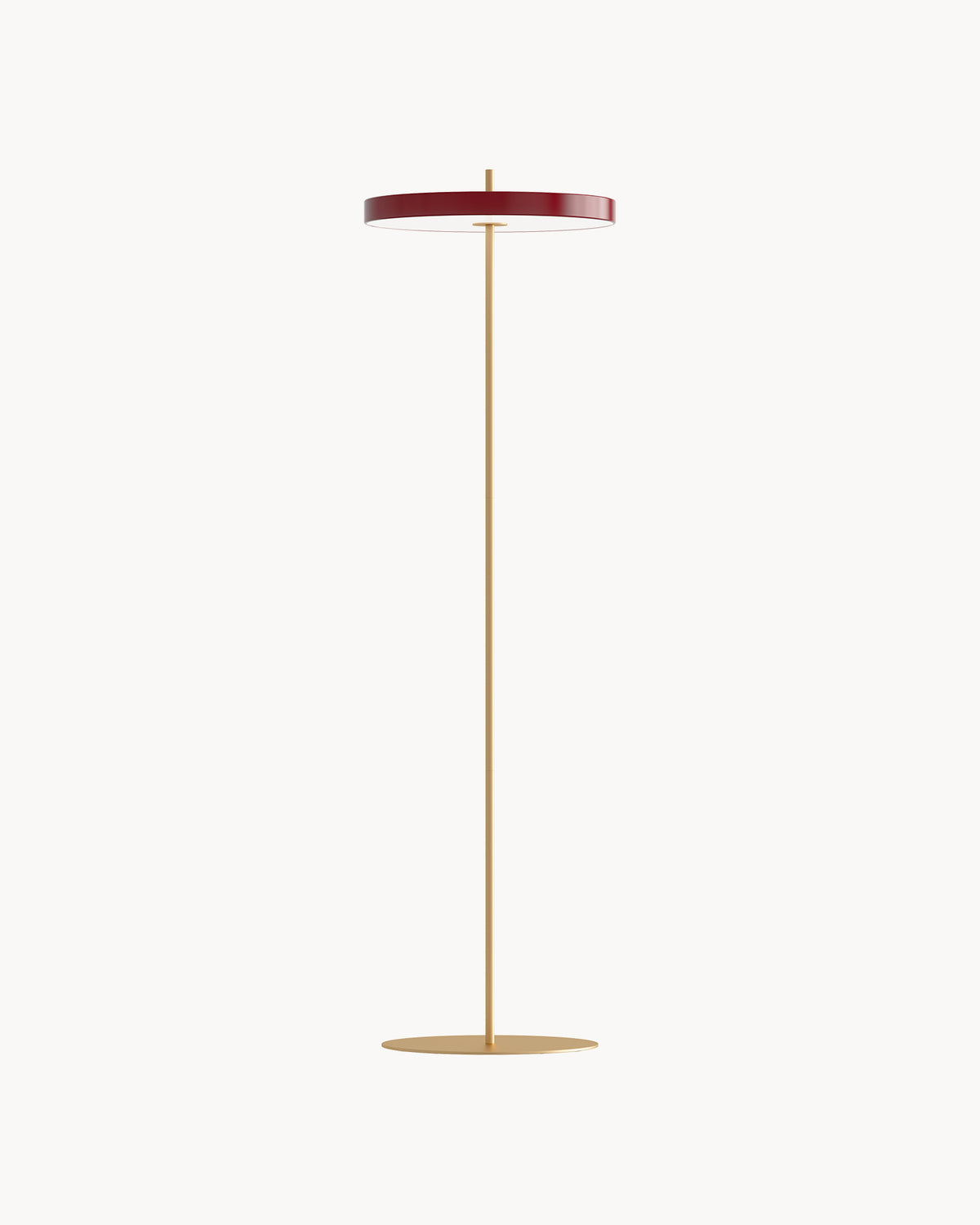 Lampada da terra in acciaio Asteria