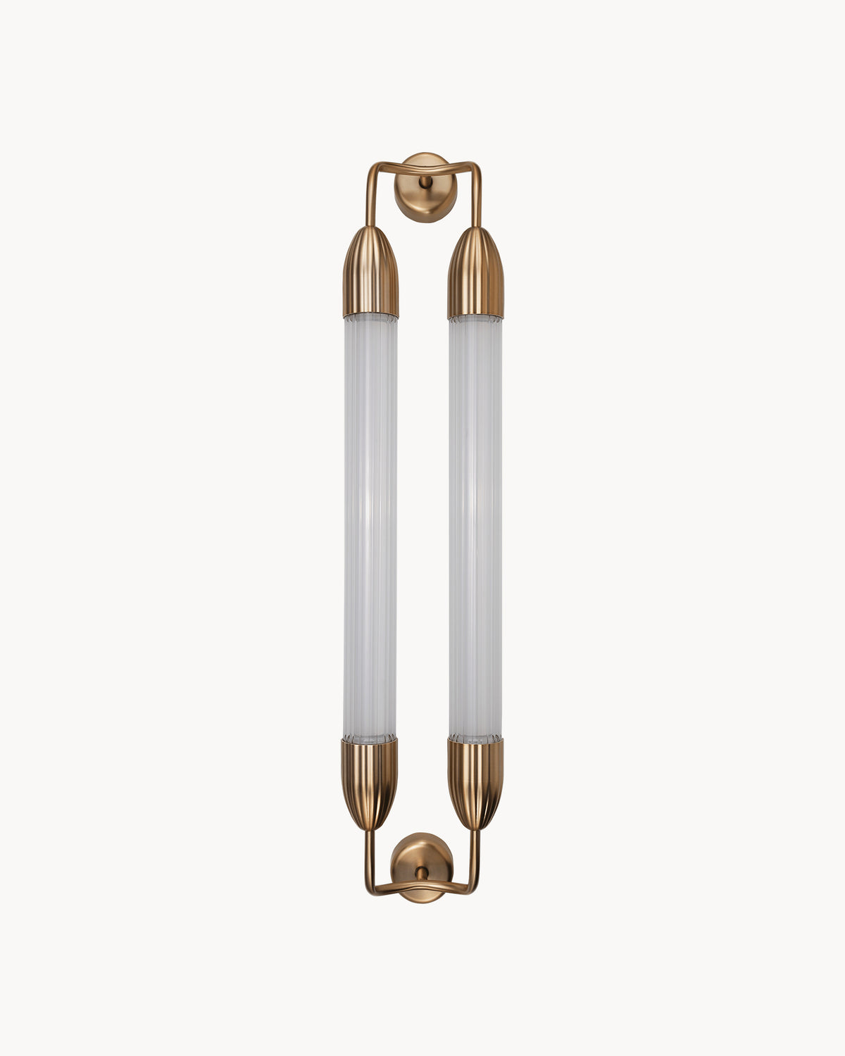 Lampada da parete in vetro ondulato Lemon Squeeze Double