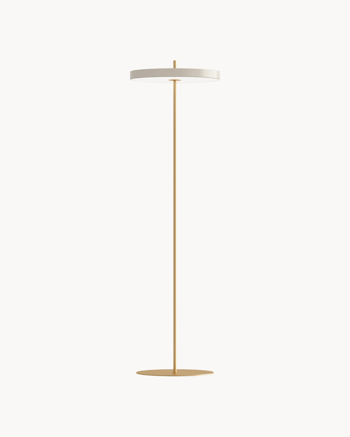 Lampada da terra in acciaio Asteria