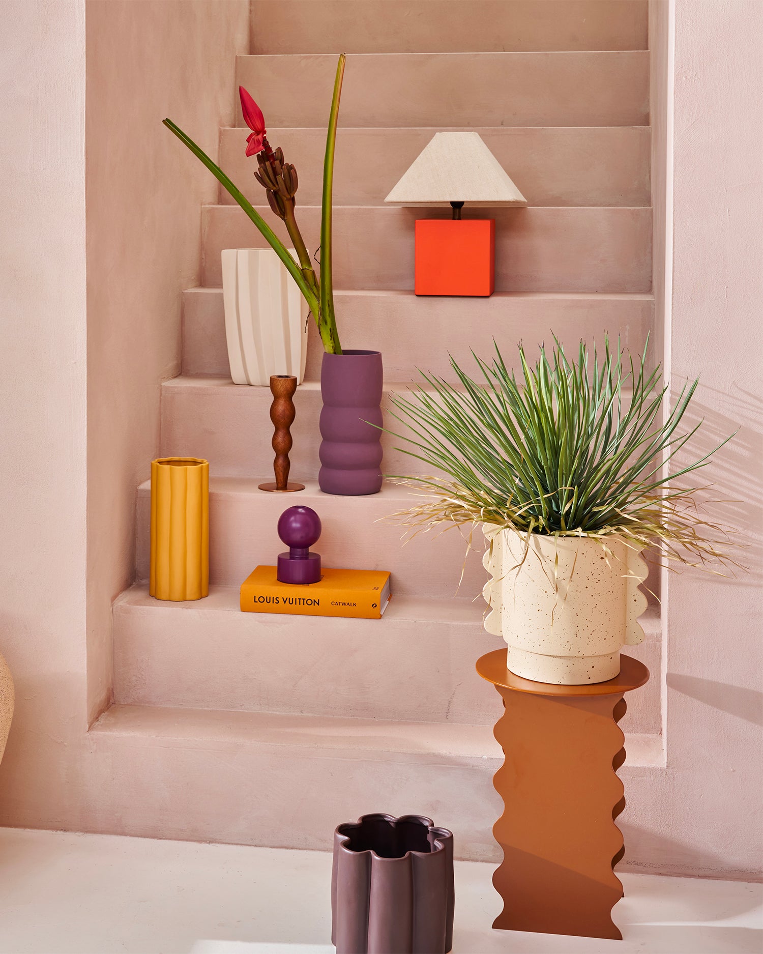 Portavaso in ceramica Nari