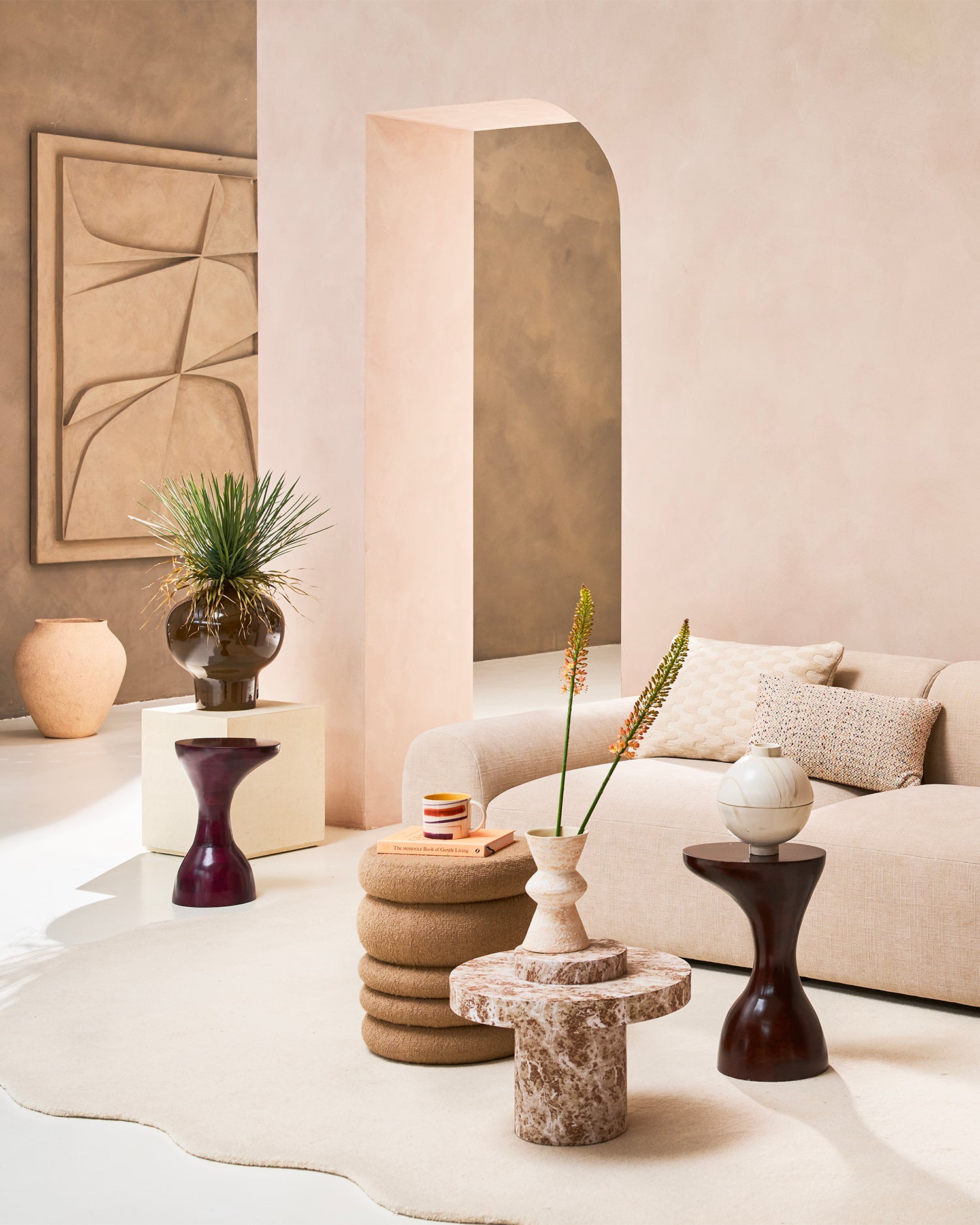 Cuscino in cotone intrecciato Misul