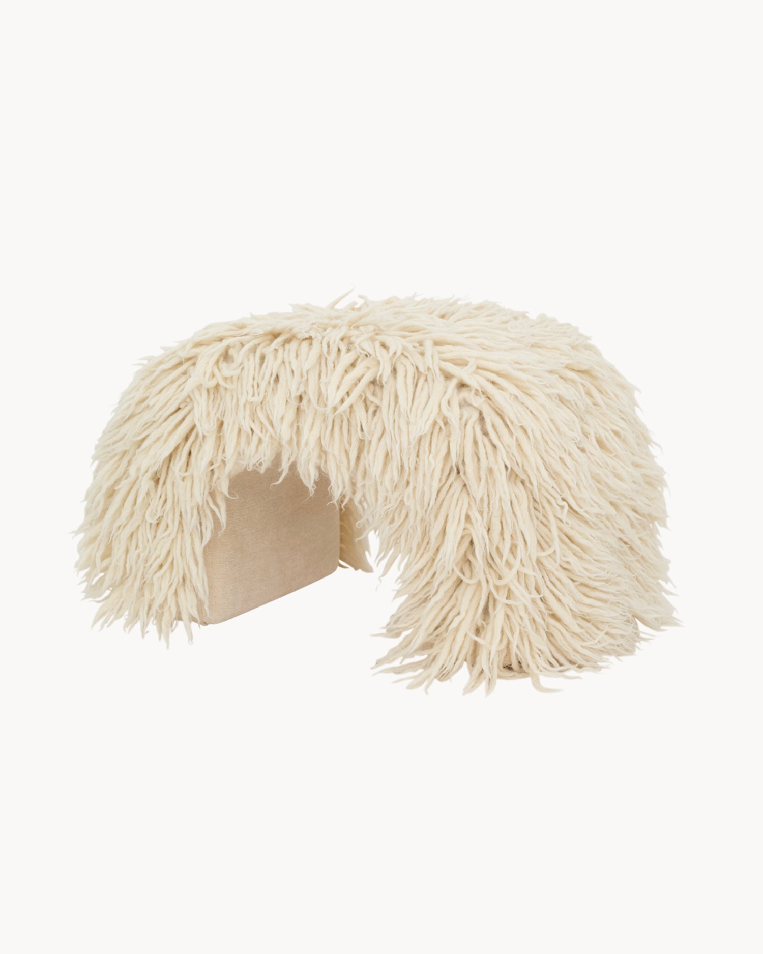 Pouf in cotone e lana Bjarne