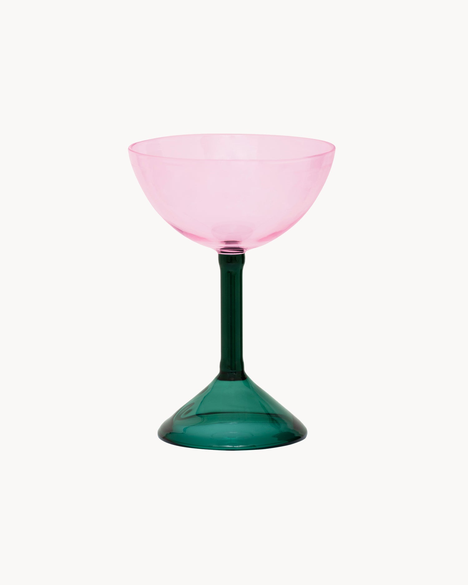 Set 2 coppe da cocktail in vetro borosilicato