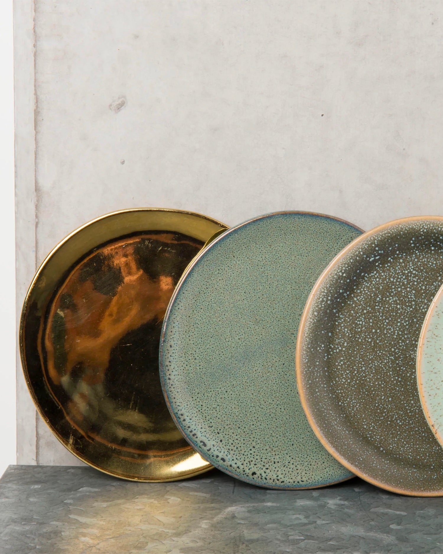 Set 4 piatti da dessert Good Morning oro