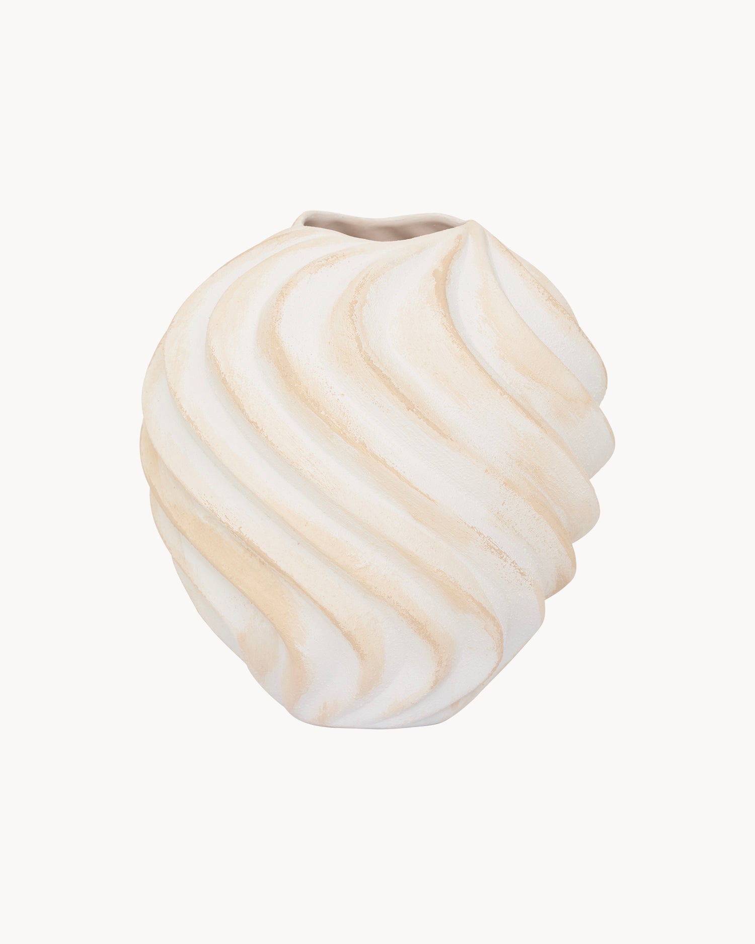 Vaso in ceramica Ribbed