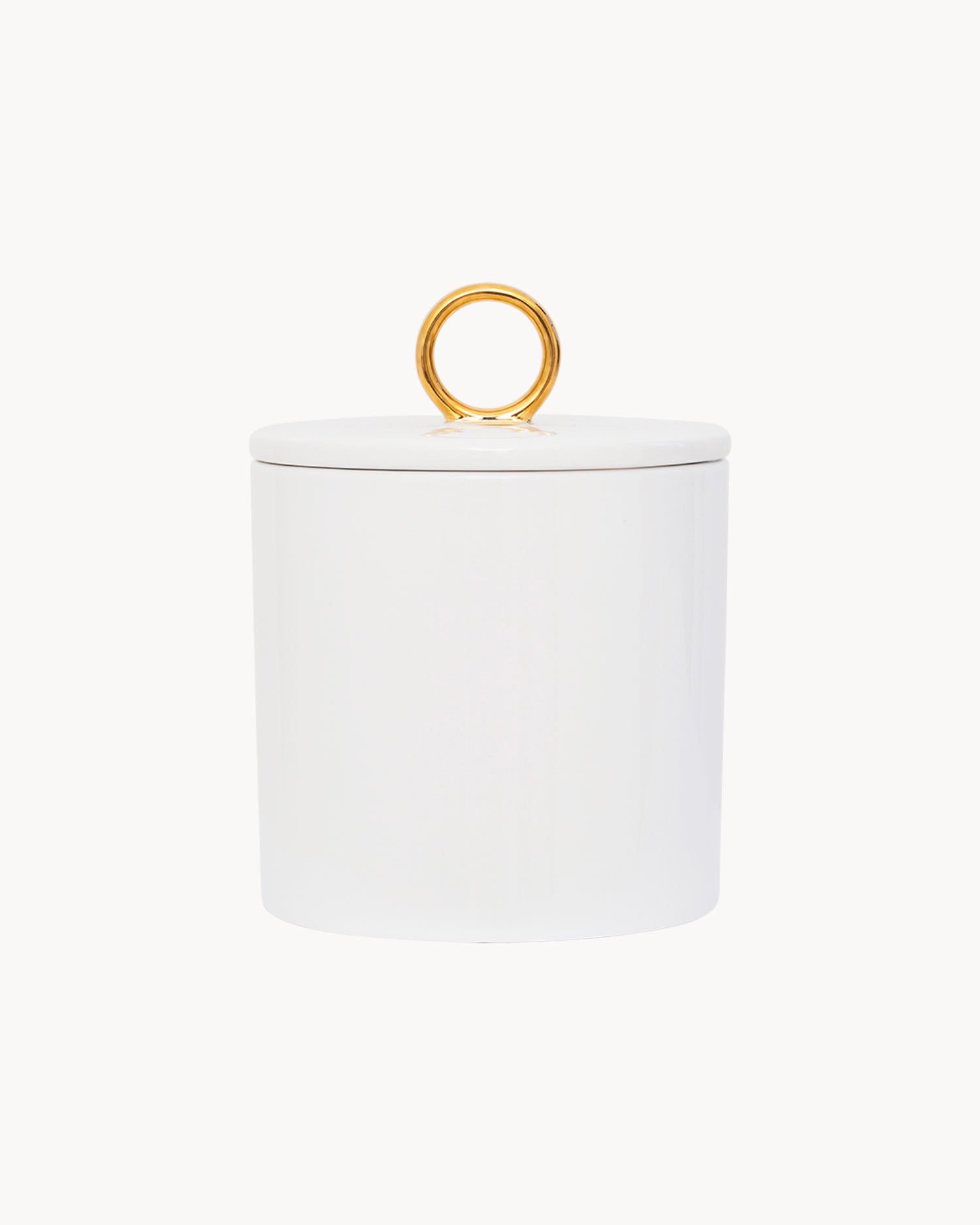 Barattolo in ceramica con dettaglio oro Good Morning