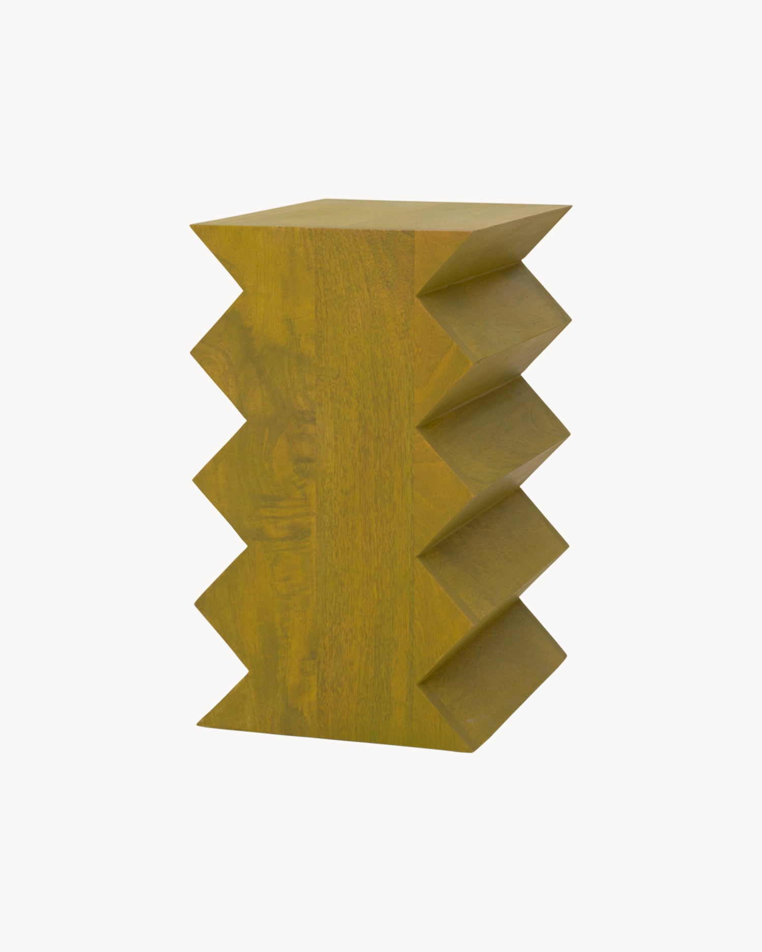 Tavolino di design in legno di mango Seba