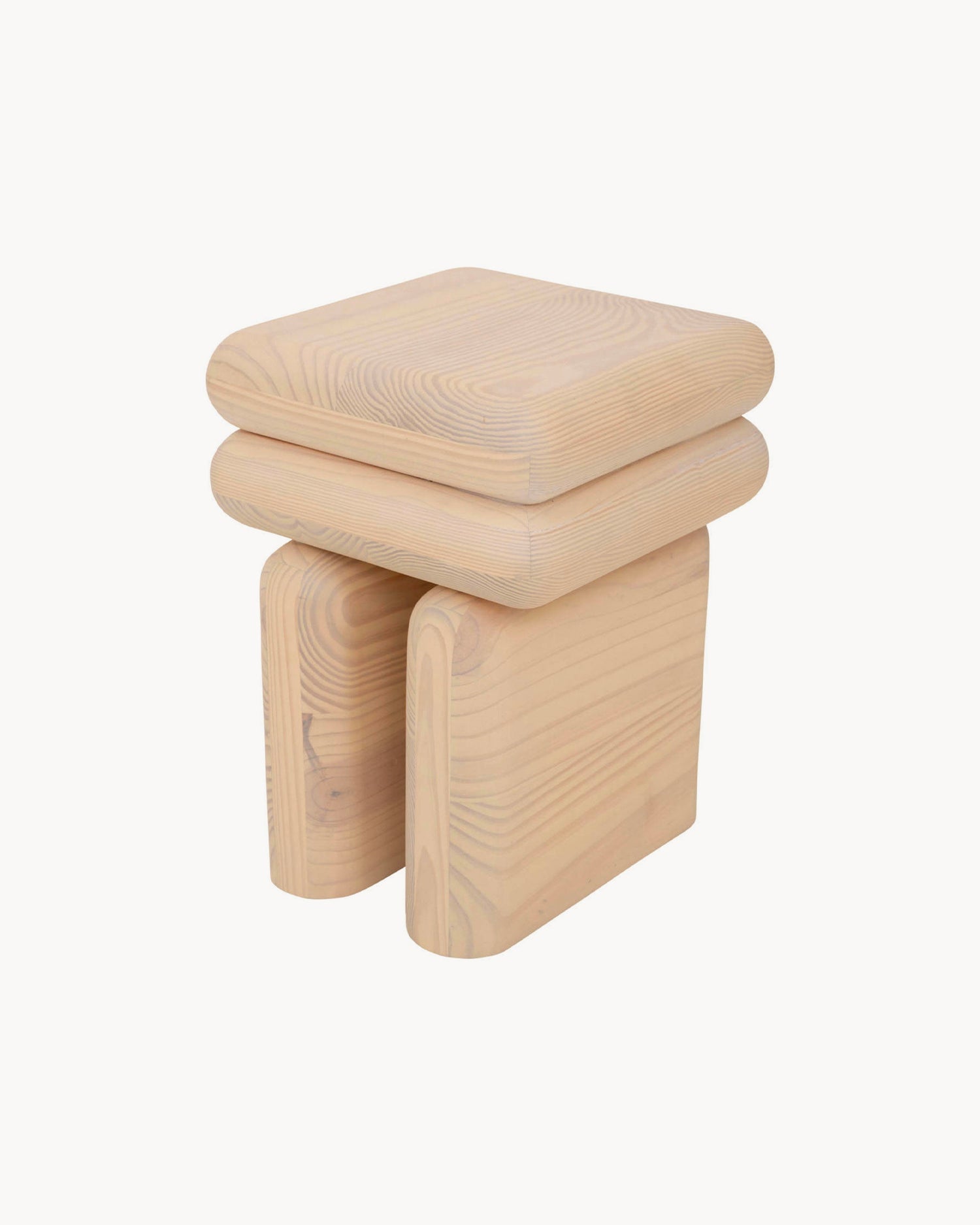 Tavolino in legno di pino Mono - Legno