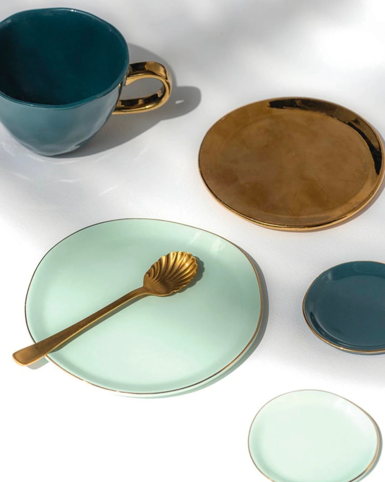 Set 4 piatti da dessert Good Morning