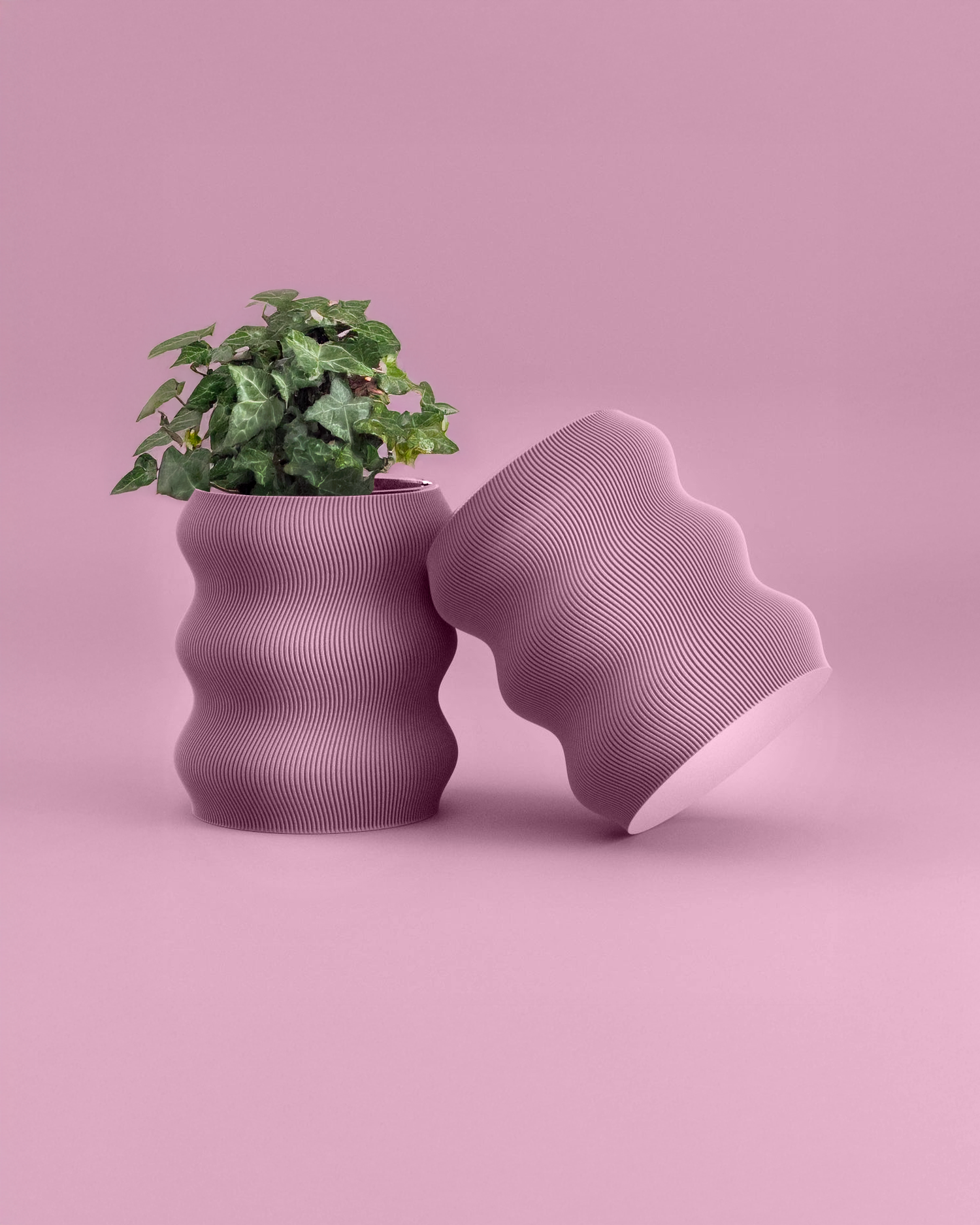 Vaso decorativo stampato in 3D Volna