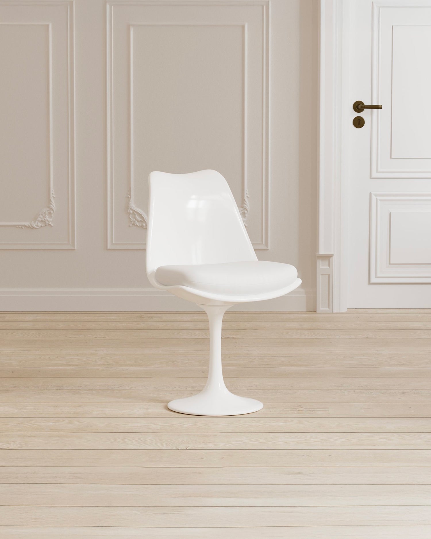 Set 2 sedie da pranzo in acciaio lucido Hamden