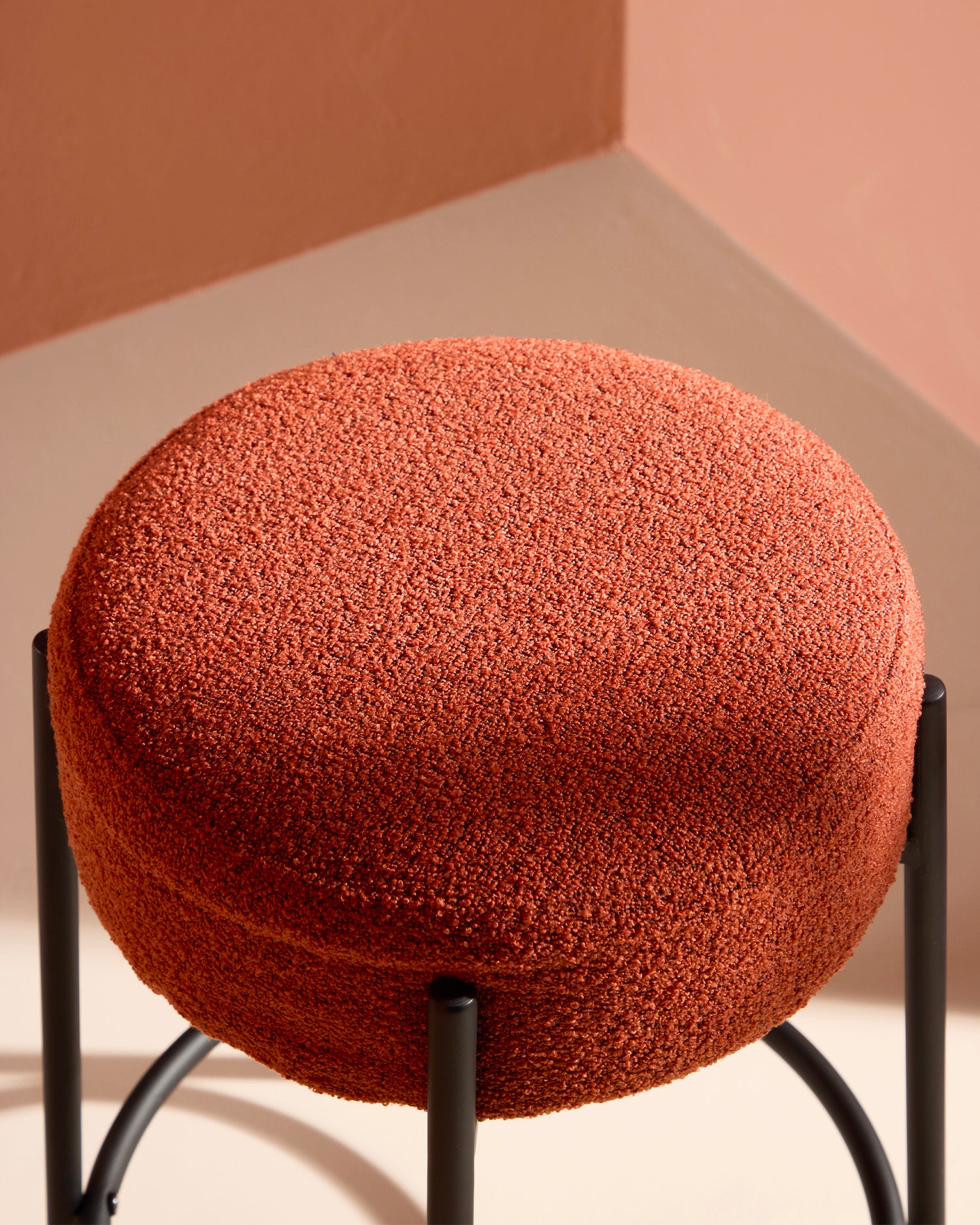 Set 2 sgabelli da cucina in bouclé Tucson