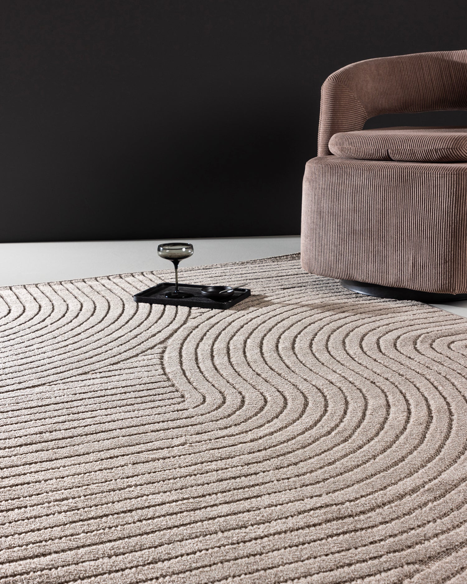 Tappeto rettangolare moderno Vince