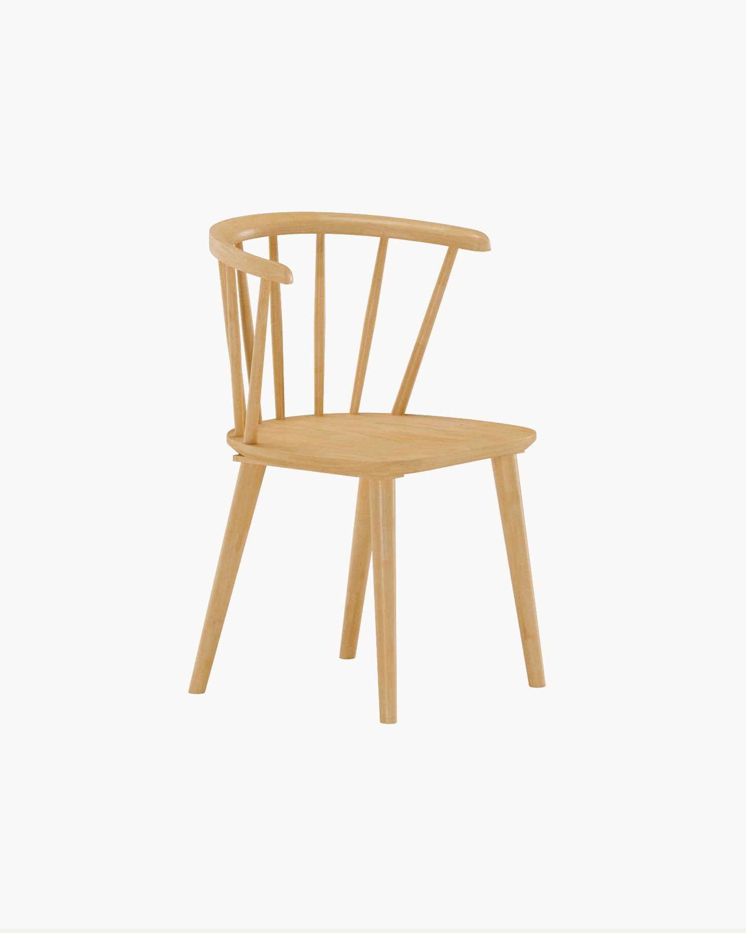 Set 2 sedie da pranzo in legno Bobby