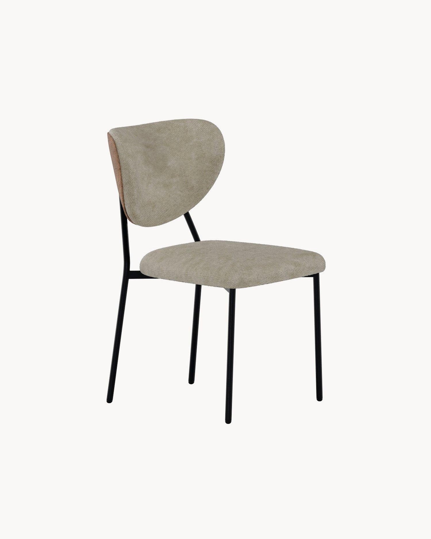 Set 2 sedie da pranzo in velluto Butterfly