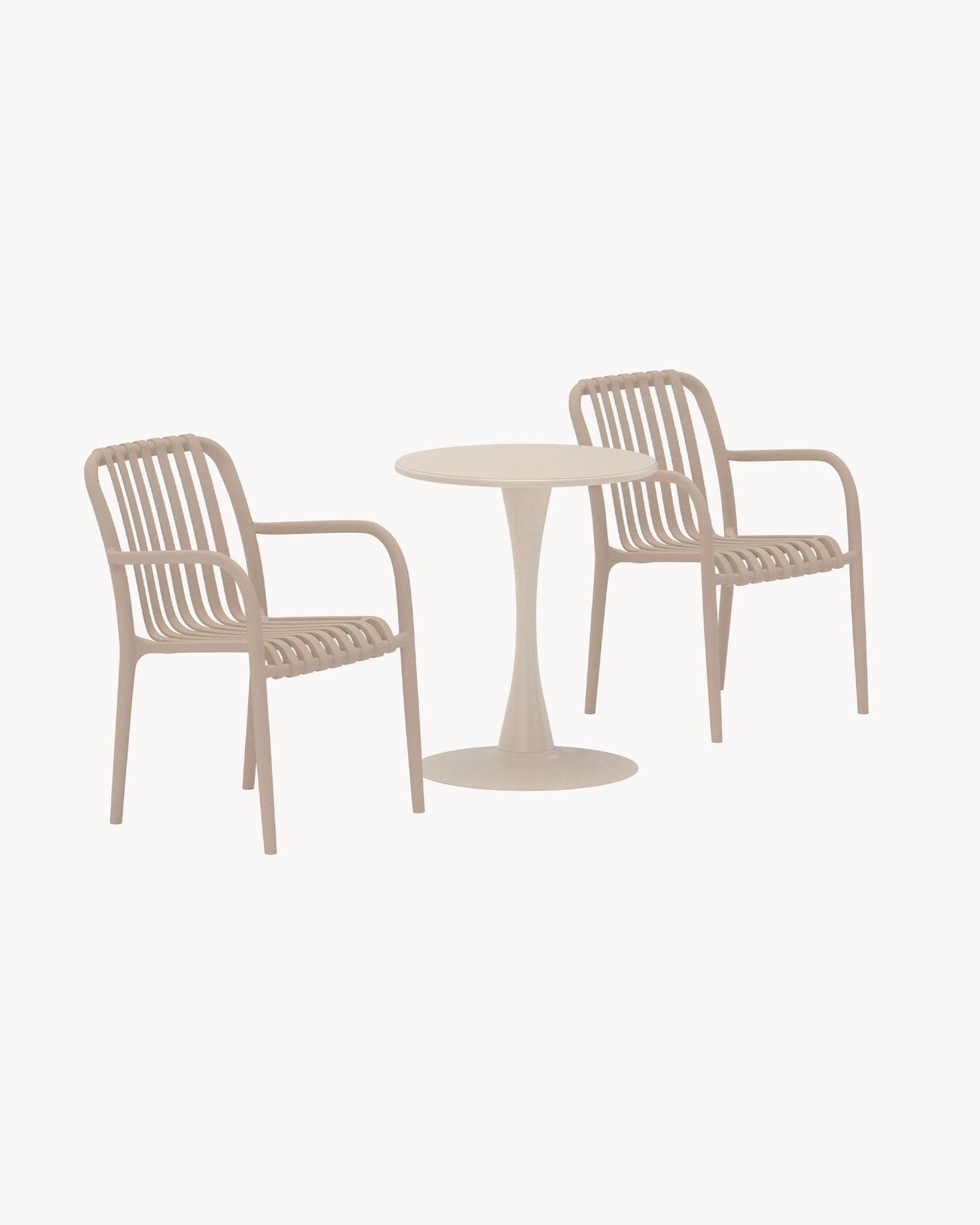 Set 2 sedie e tavolo da esterno Limnos