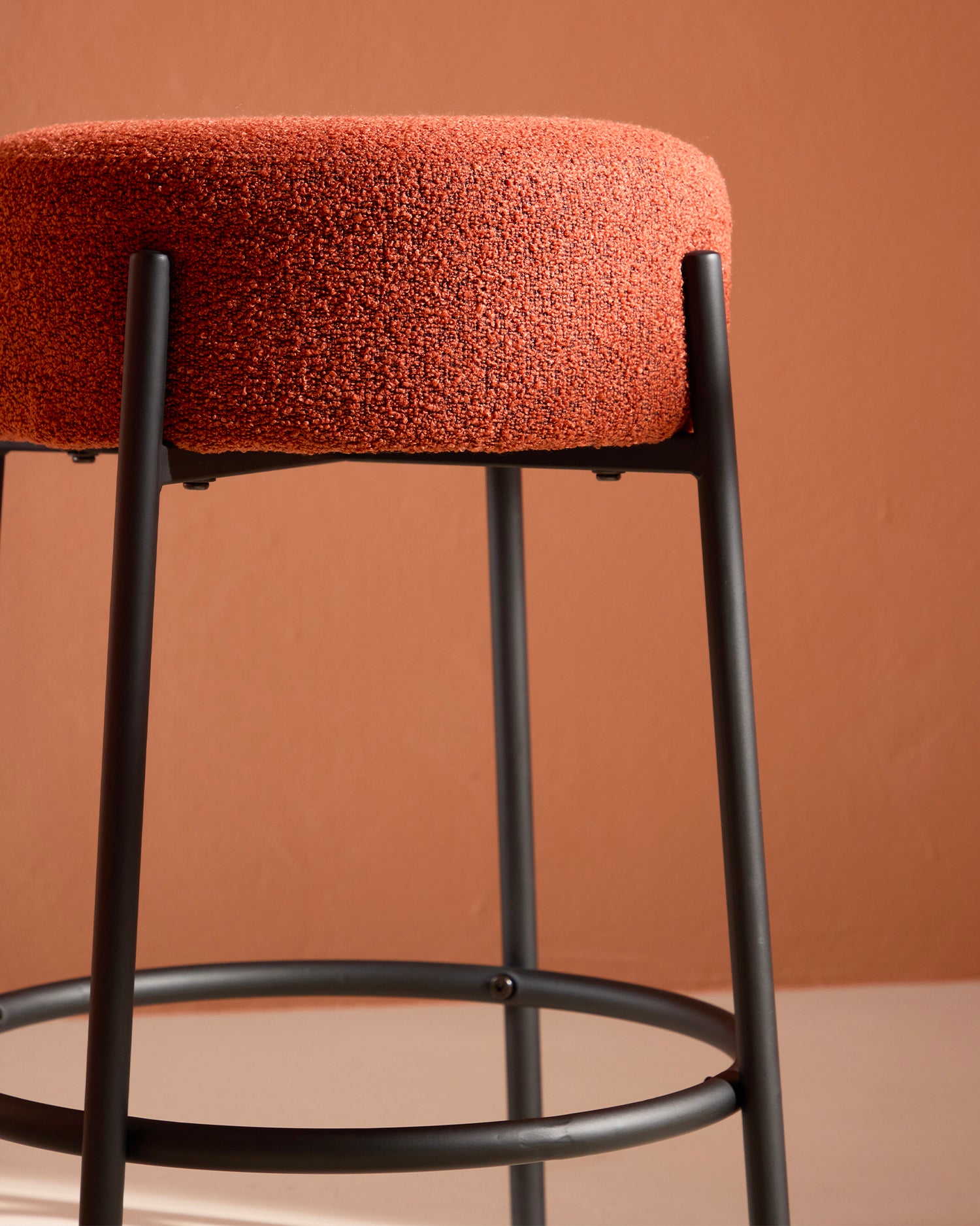 Set 2 sgabelli da cucina in bouclé Tucson