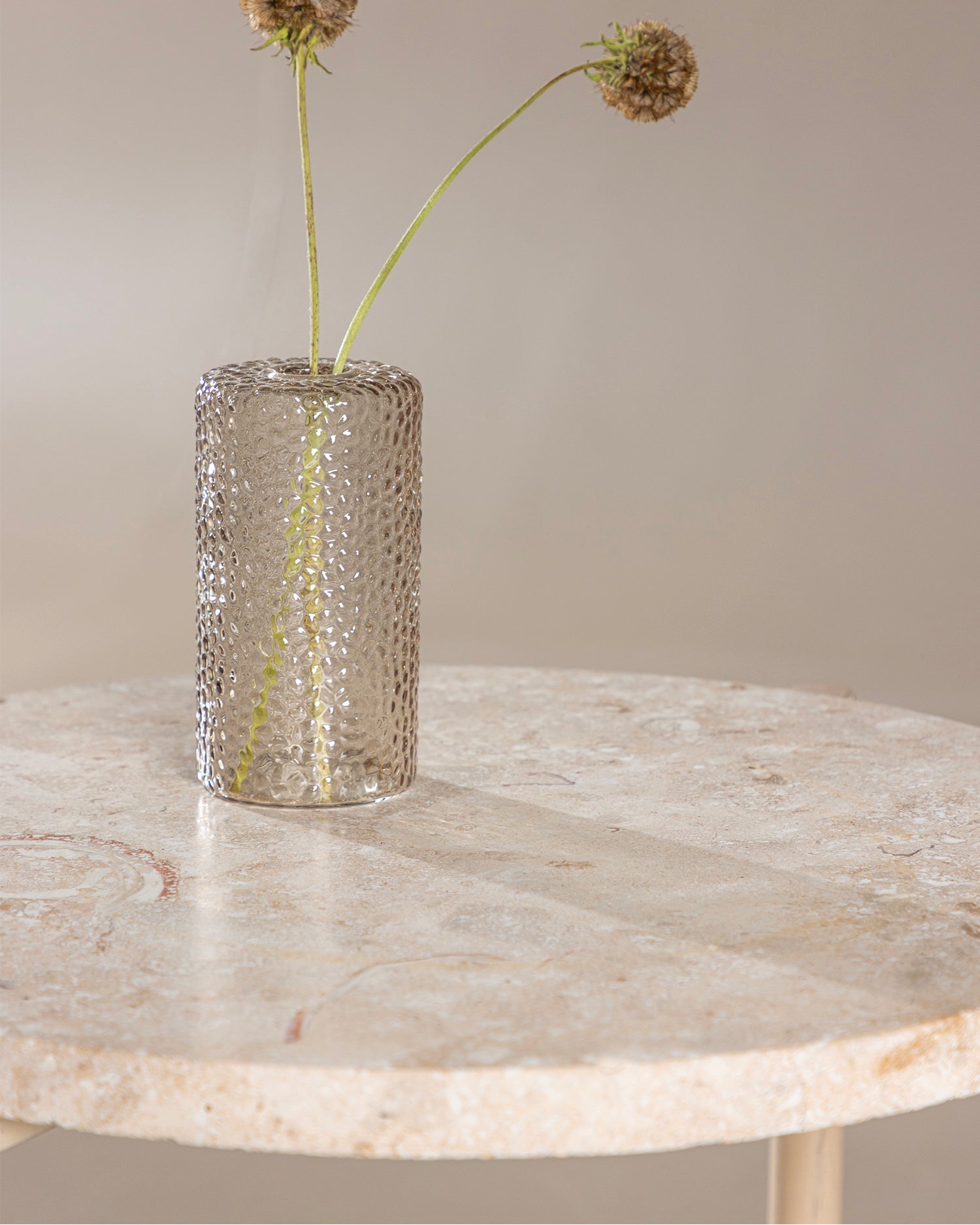 Tavolino rotondo in pietra Sandhamn