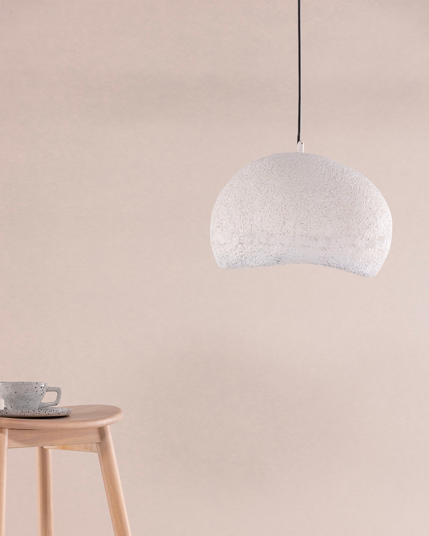 Lampada a sospensione in resina effetto pietra Gilltorp