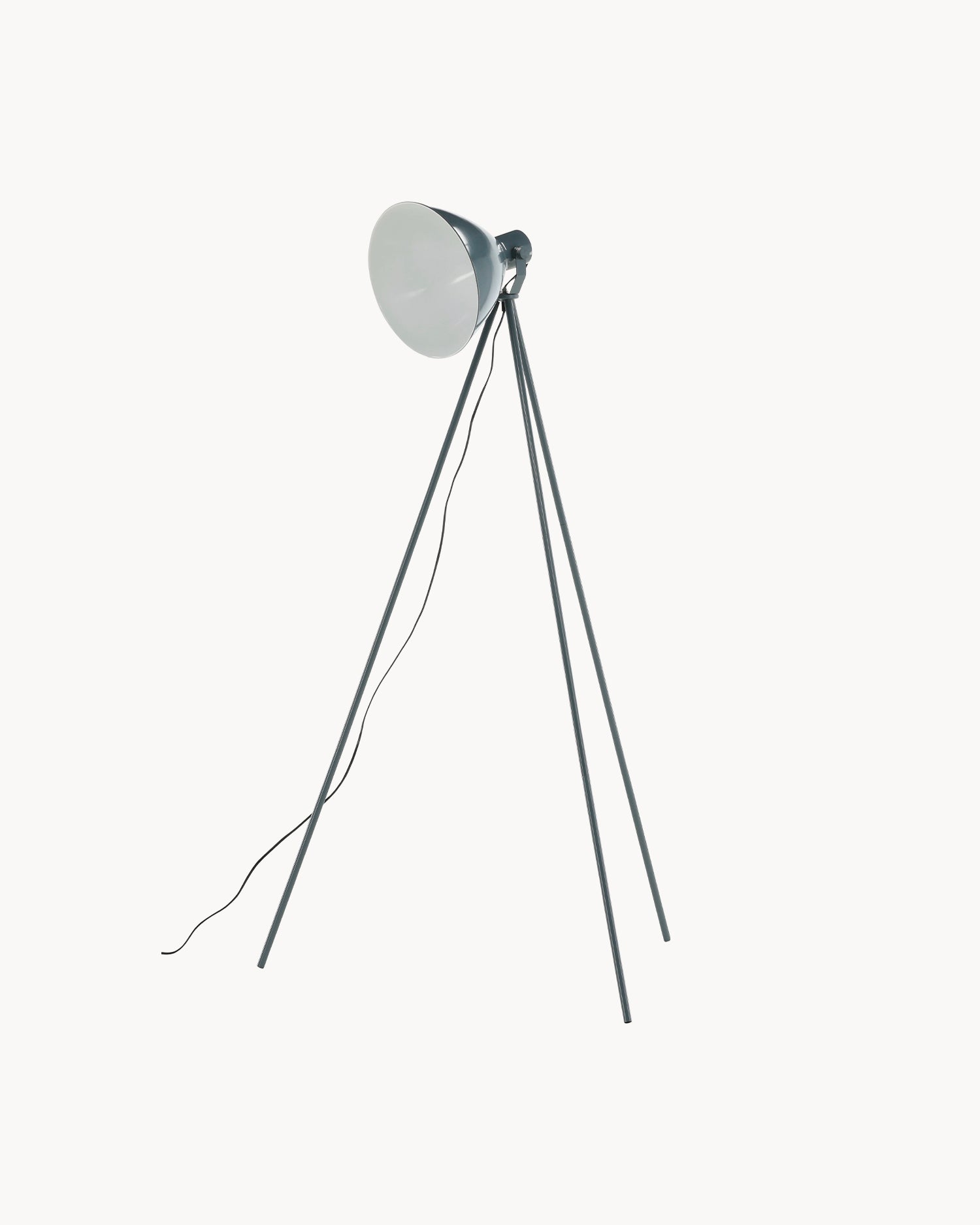 Lampada da terra in metallo Tiv