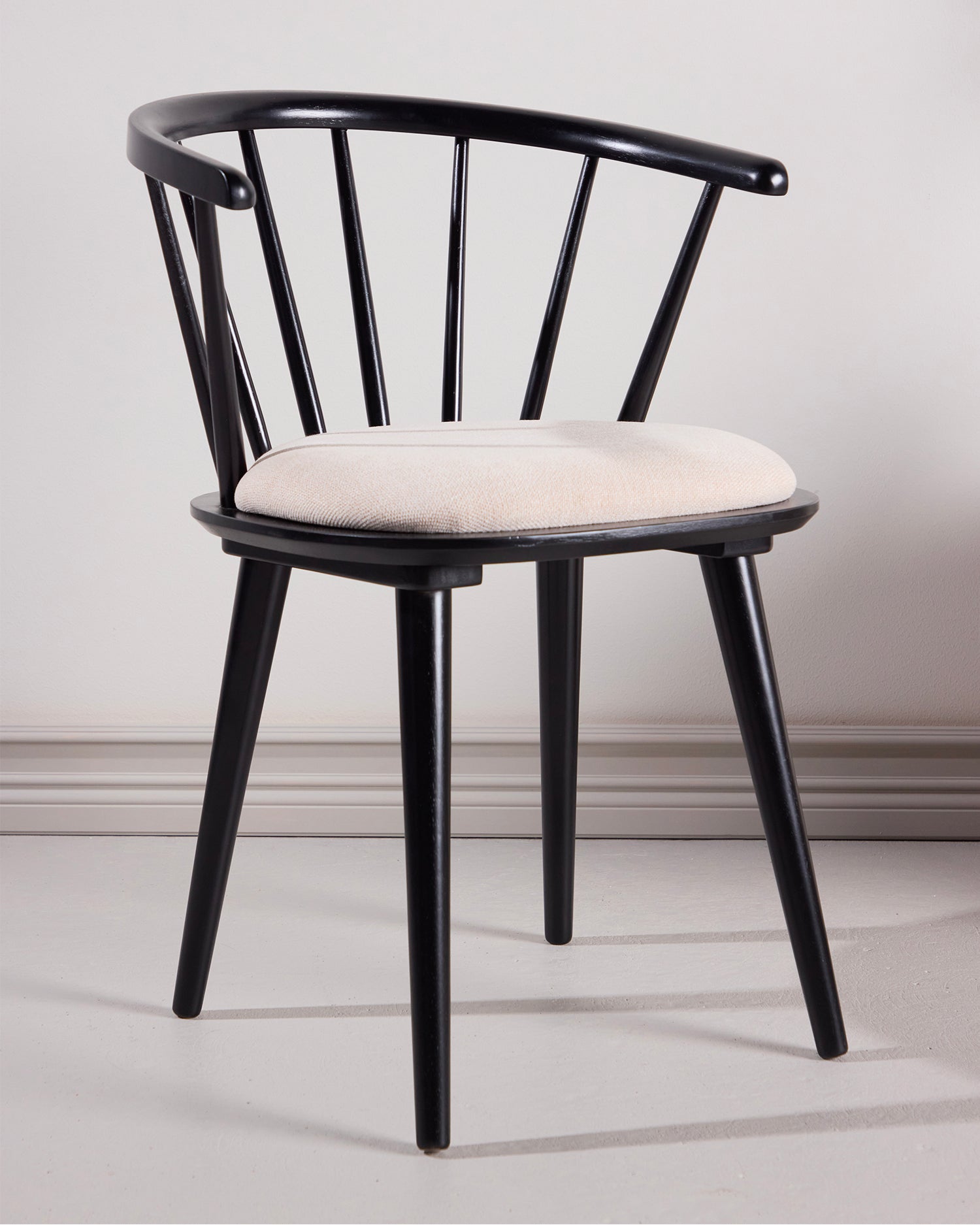 Set 2 sedie da pranzo in legno con cuscino Bobby