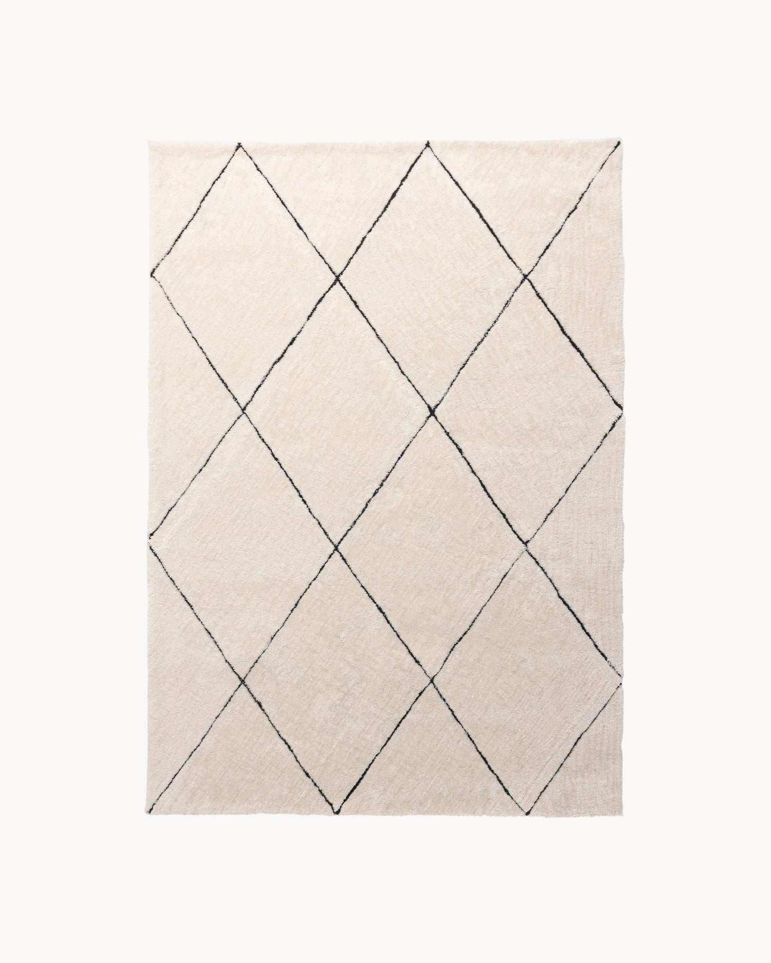 Tappeto rettangolare con motivo a quadri Patrik