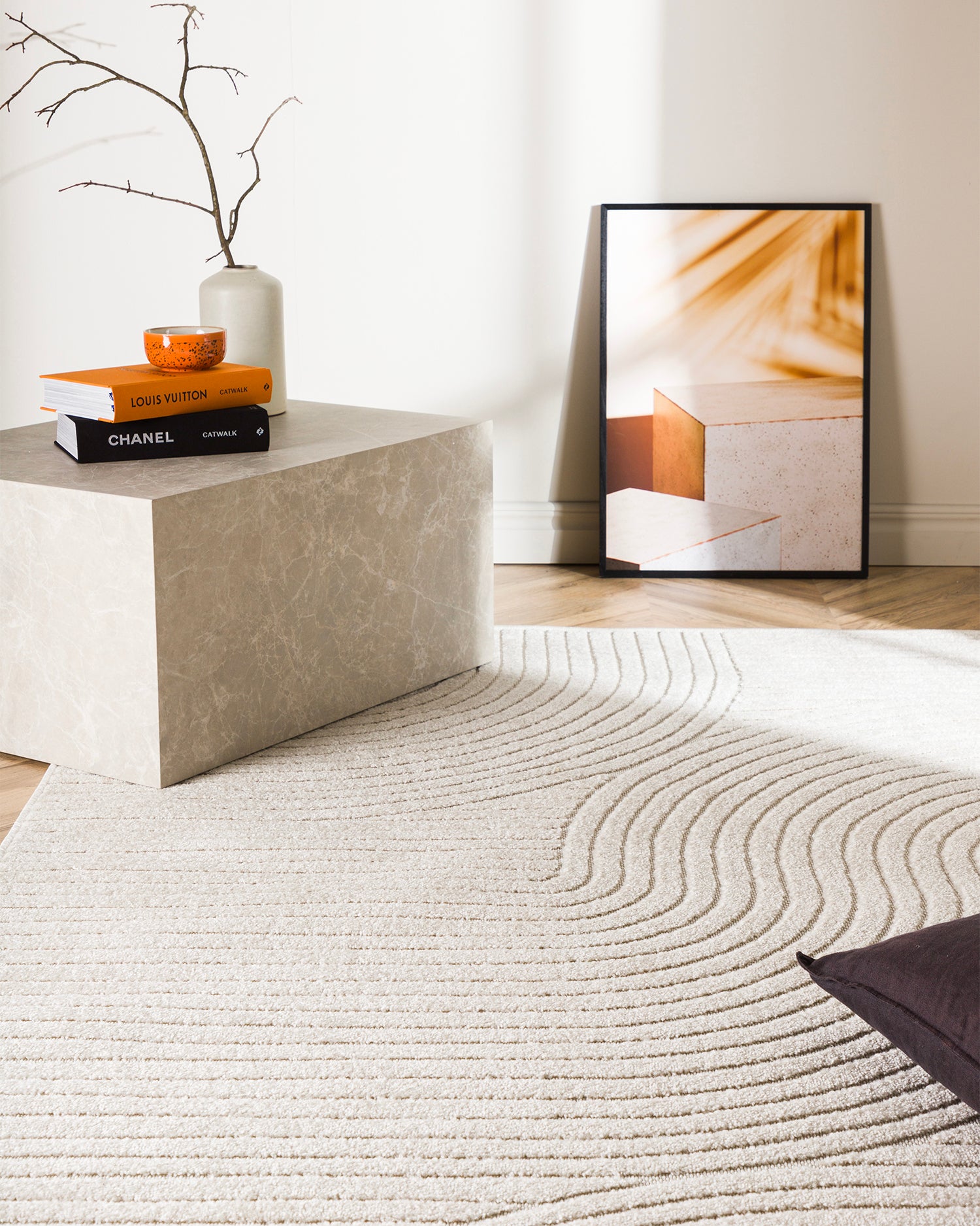 Tappeto rettangolare moderno Vince