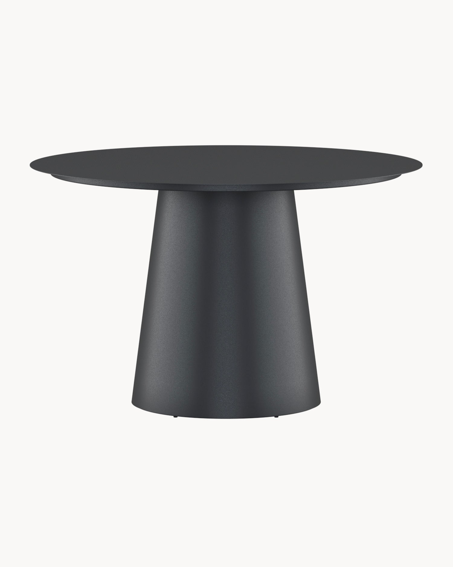 Tavolo da pranzo rotondo in alluminio Lanzo