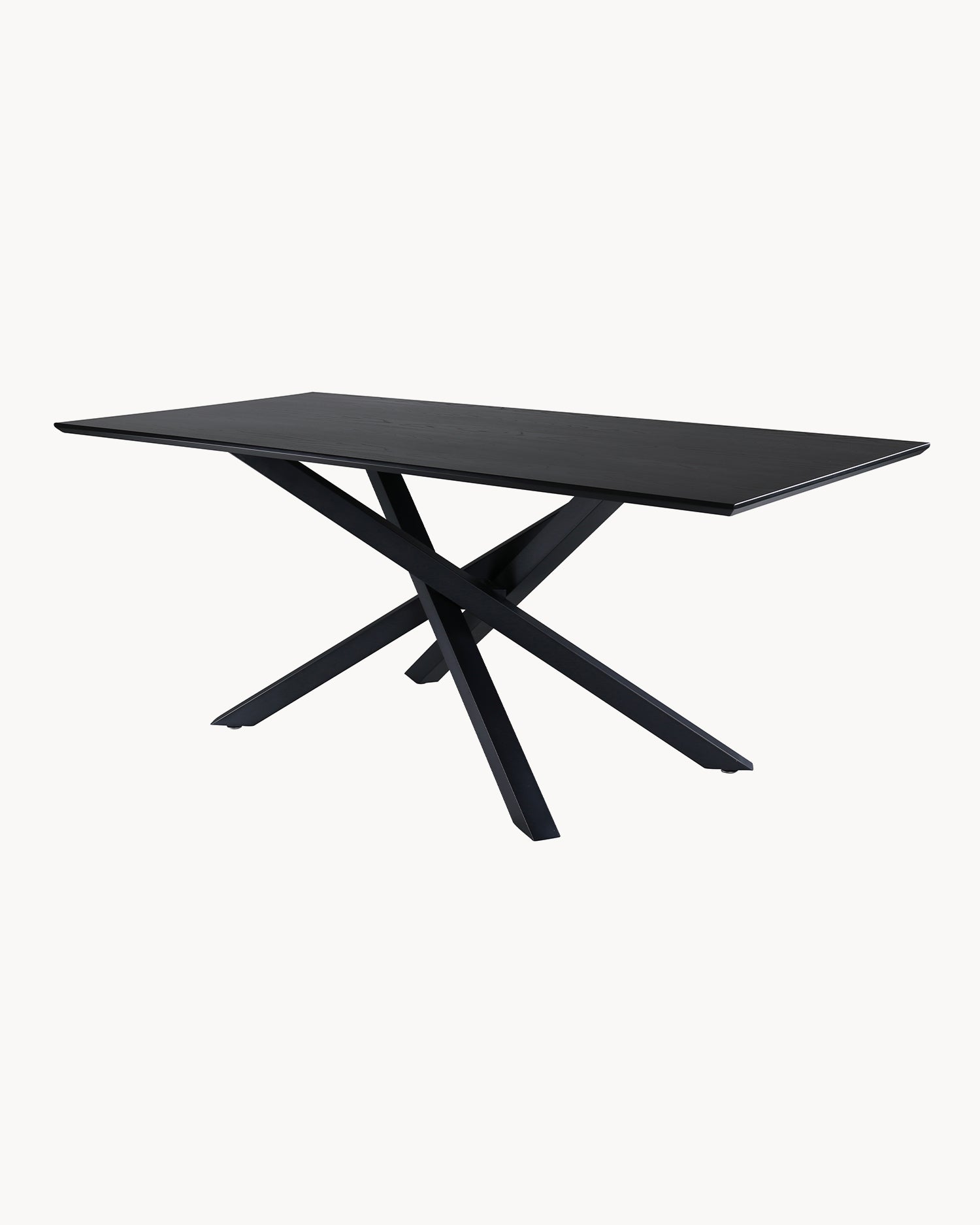 Tavolo da pranzo rettangolare con gambe incrociate Plaza