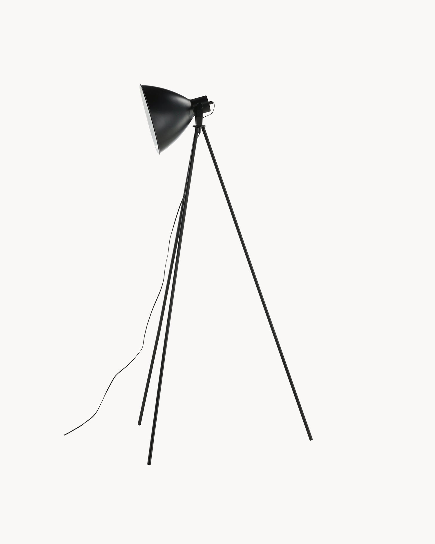 Lampada da terra in metallo Tiv