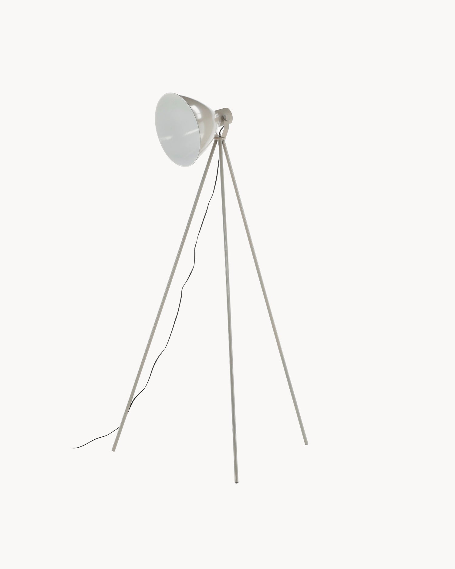 Lampada da terra in metallo Tiv