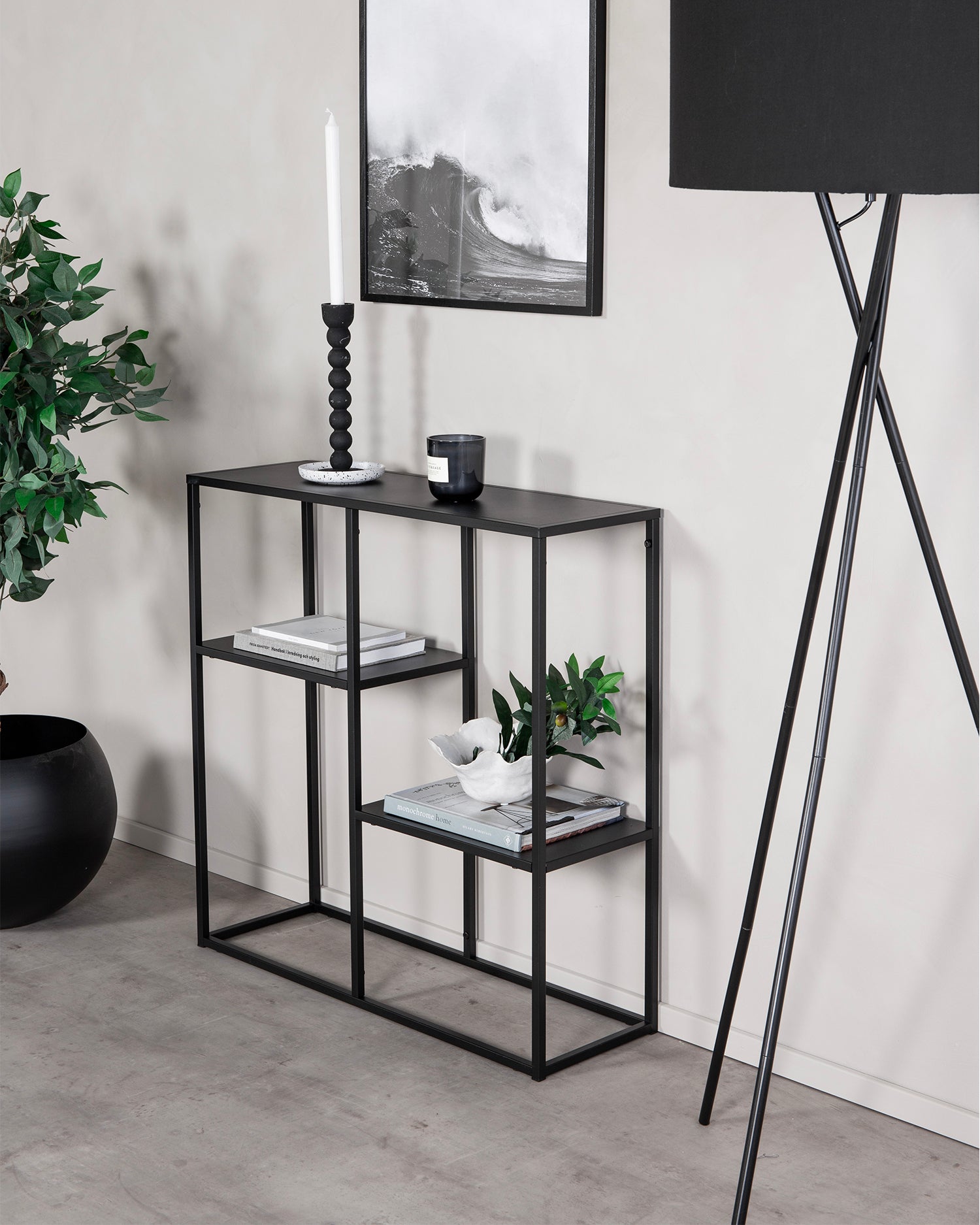 Scaffale basso in acciaio Staal