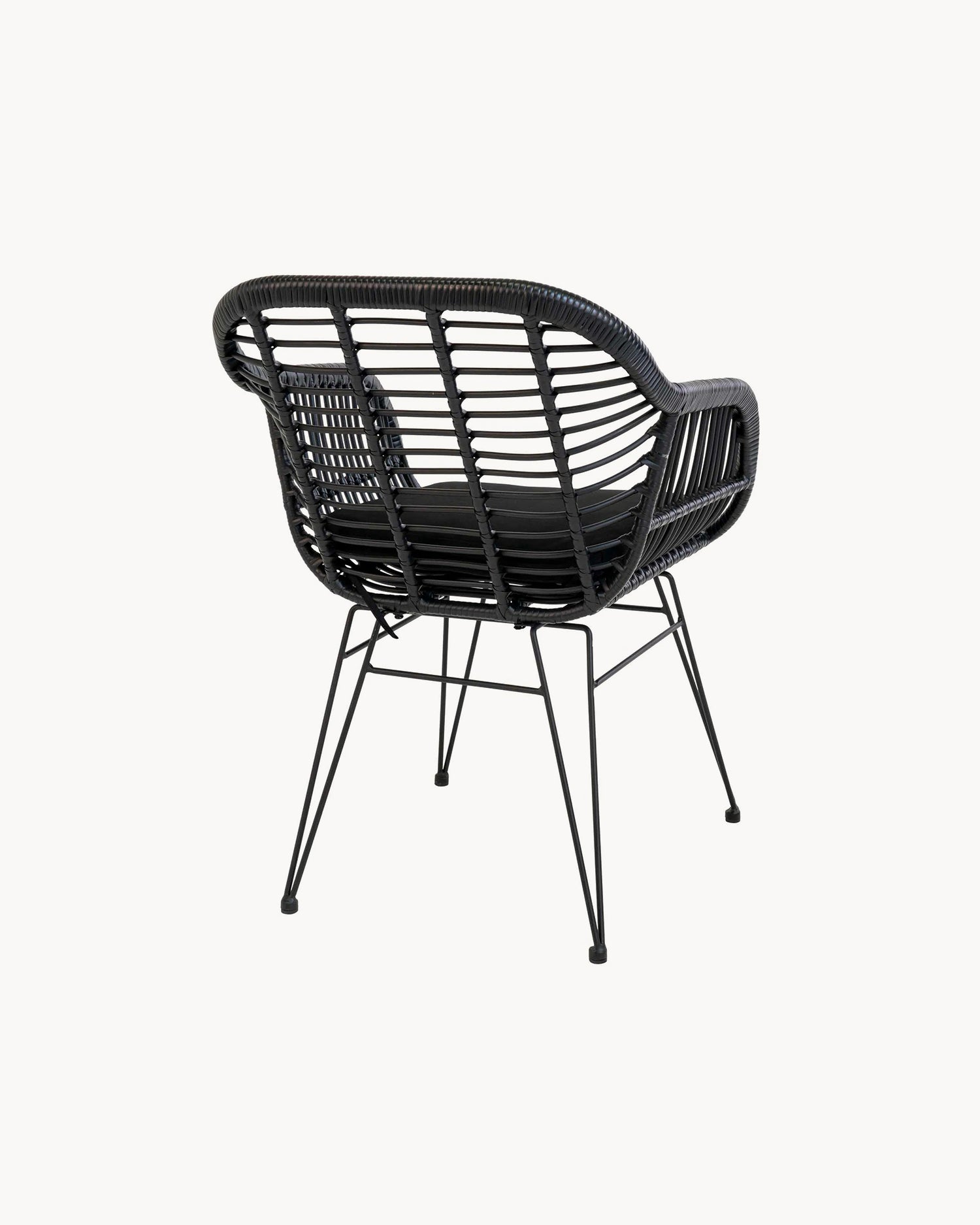 Set 2 sedie da esterno in rattan sintetico Vivienne