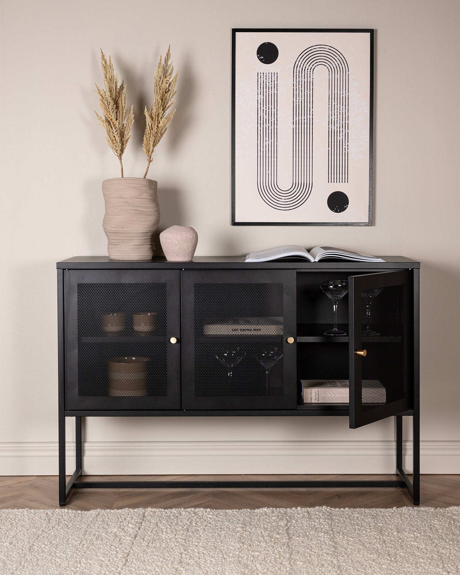 Credenza in metallo Malla