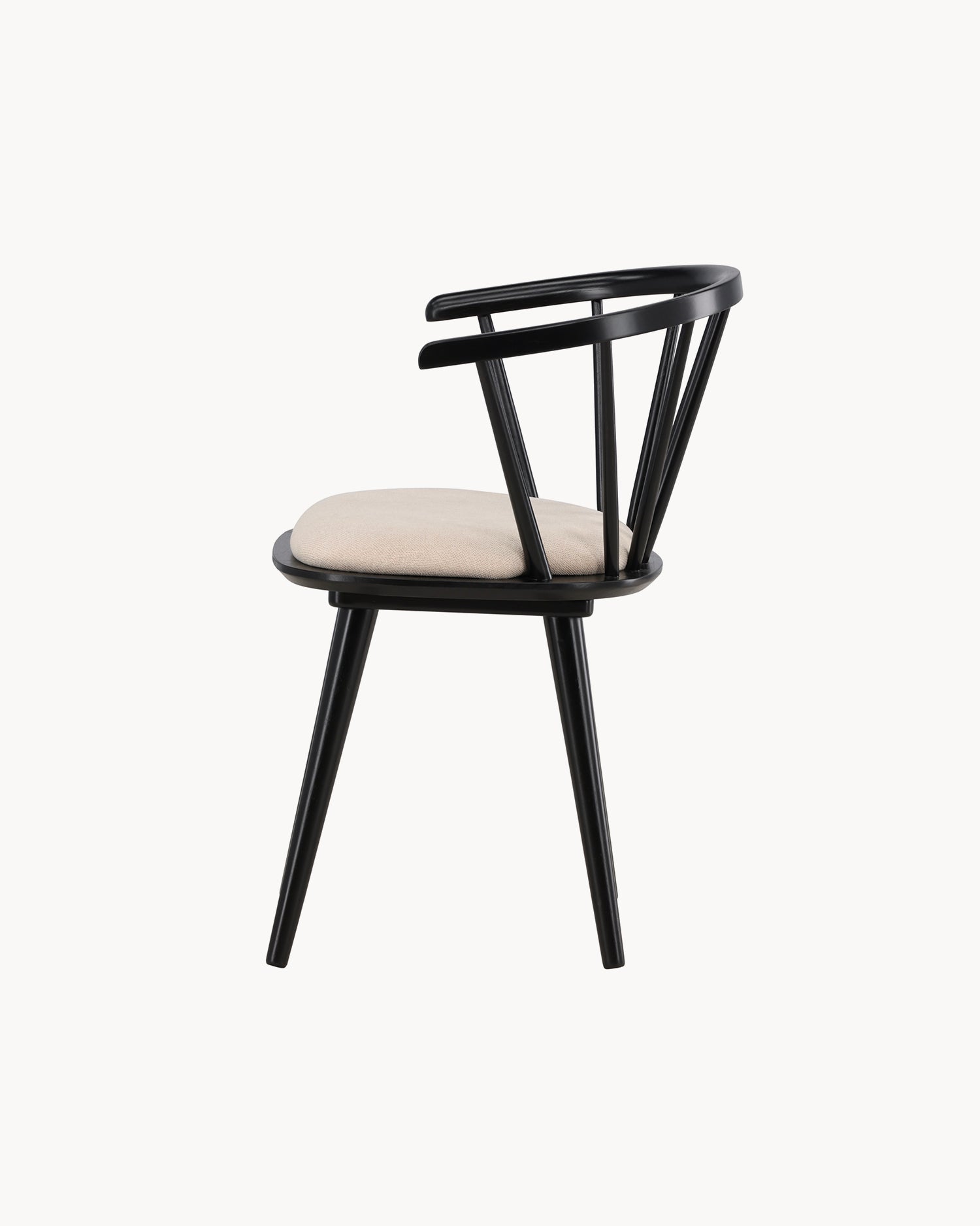 Set 2 sedie da pranzo in legno con cuscino Bobby