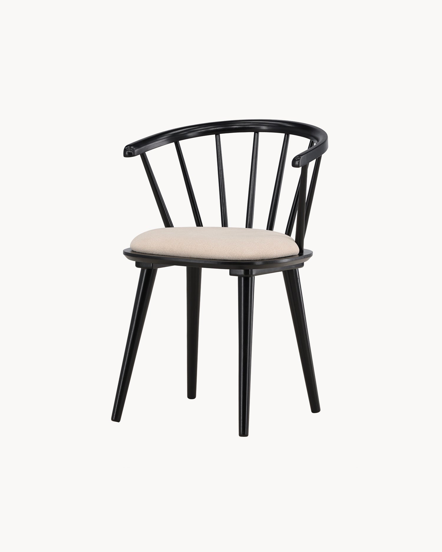 Set 2 sedie da pranzo in legno con cuscino Bobby