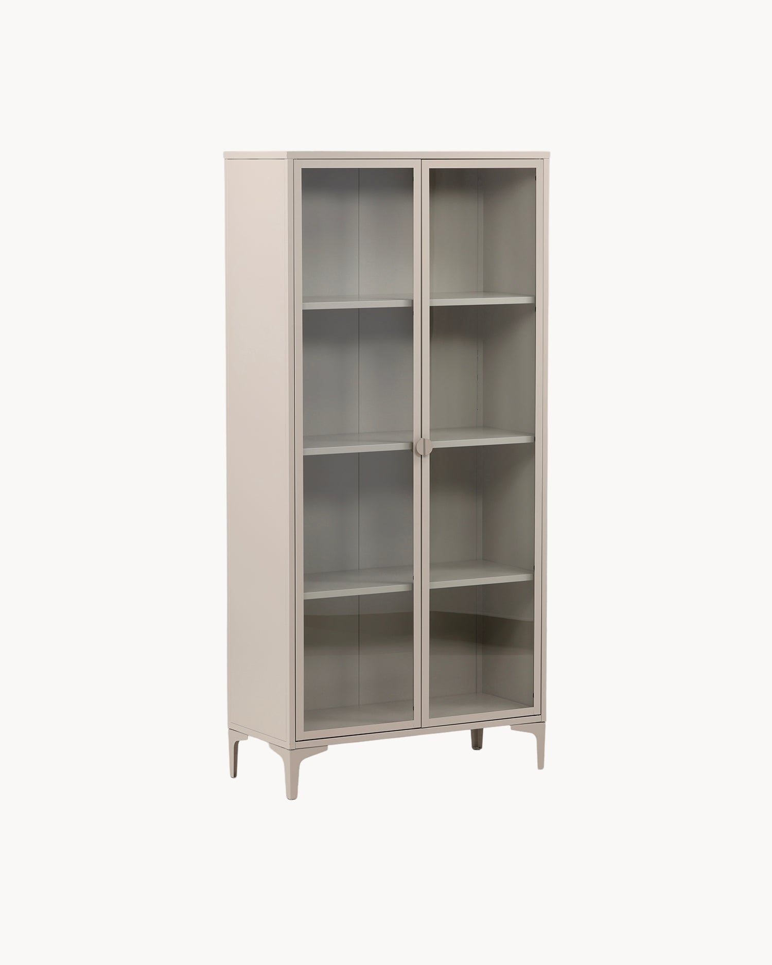 Vetrina in acciaio e vetro Piring