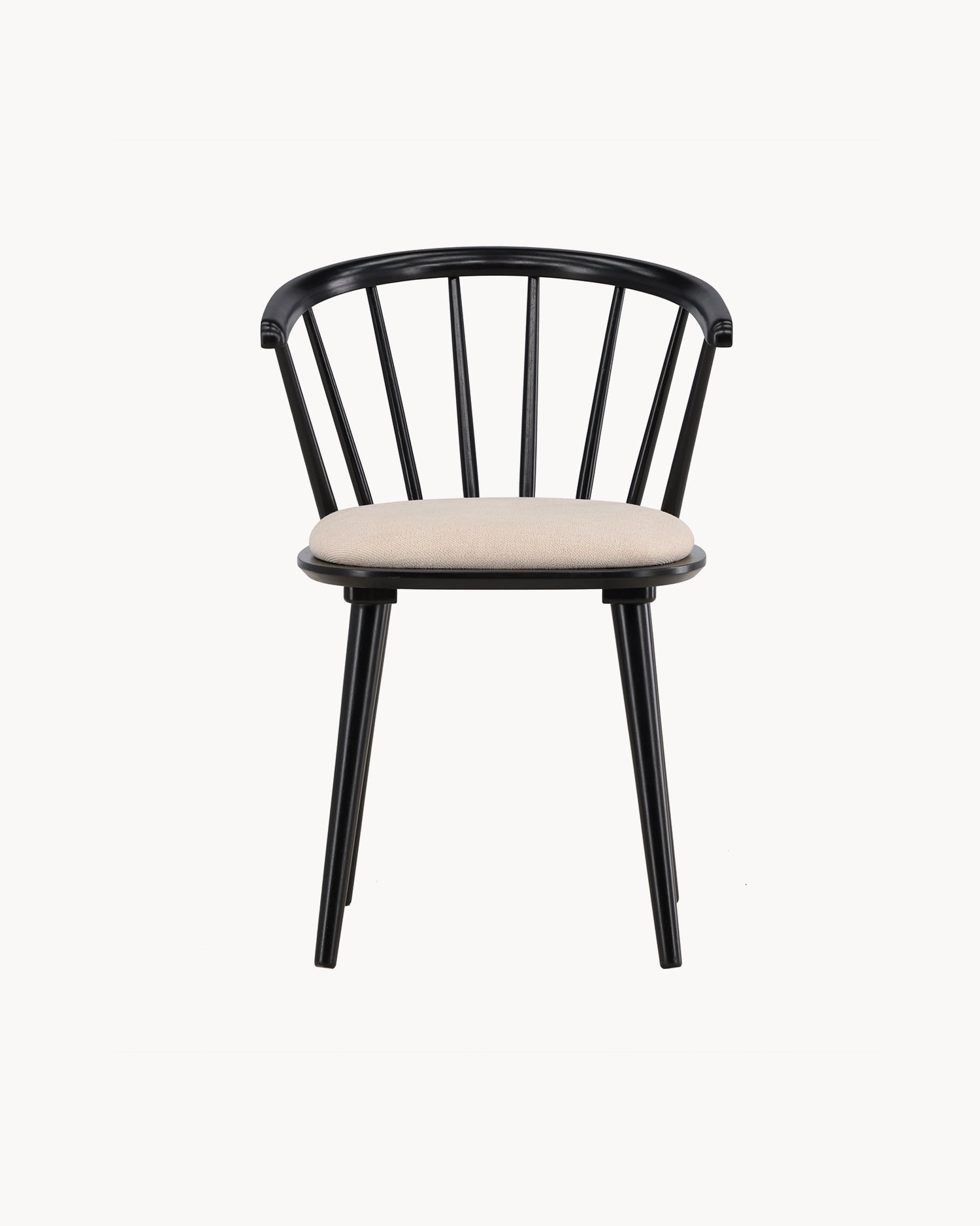 Set 2 sedie da pranzo in legno con cuscino Bobby