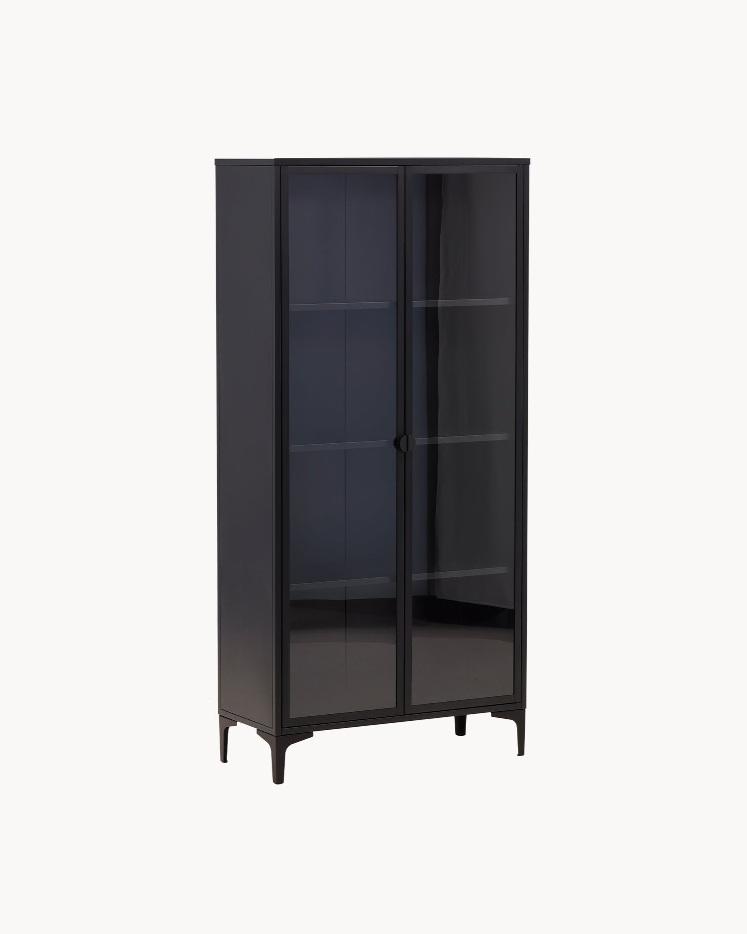 Vetrina in acciaio e vetro Piring