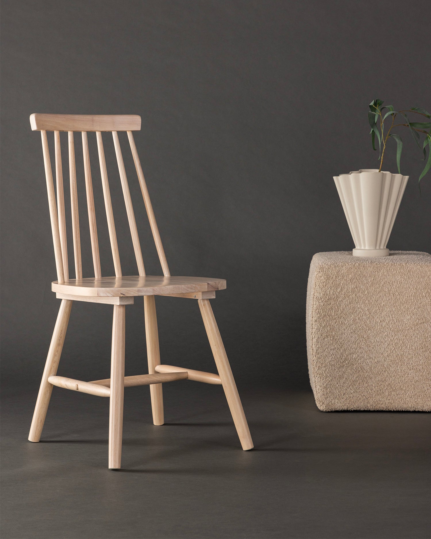 Set 2 sedie da pranzo in legno Lönneberga